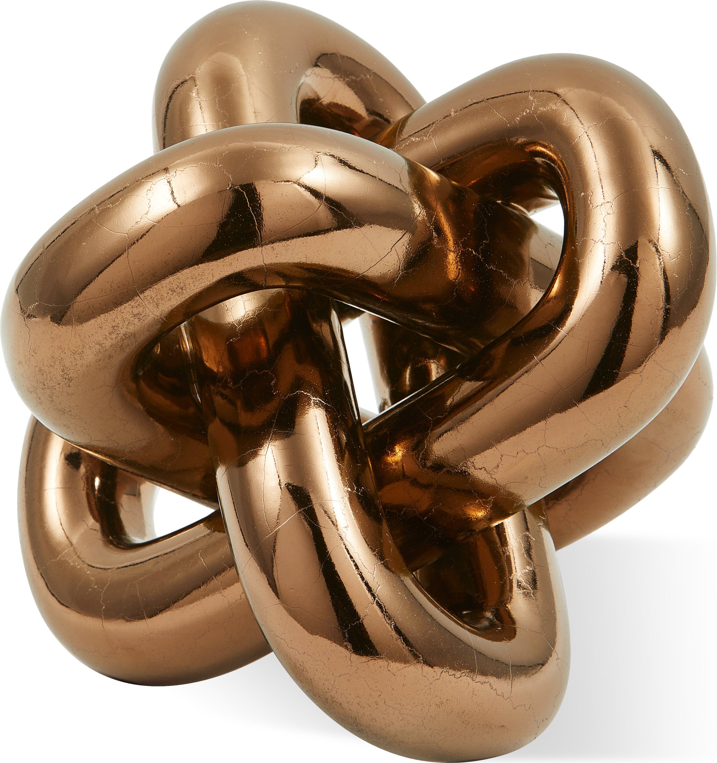 Dekoracja Moving Chain 19 cm miedziana