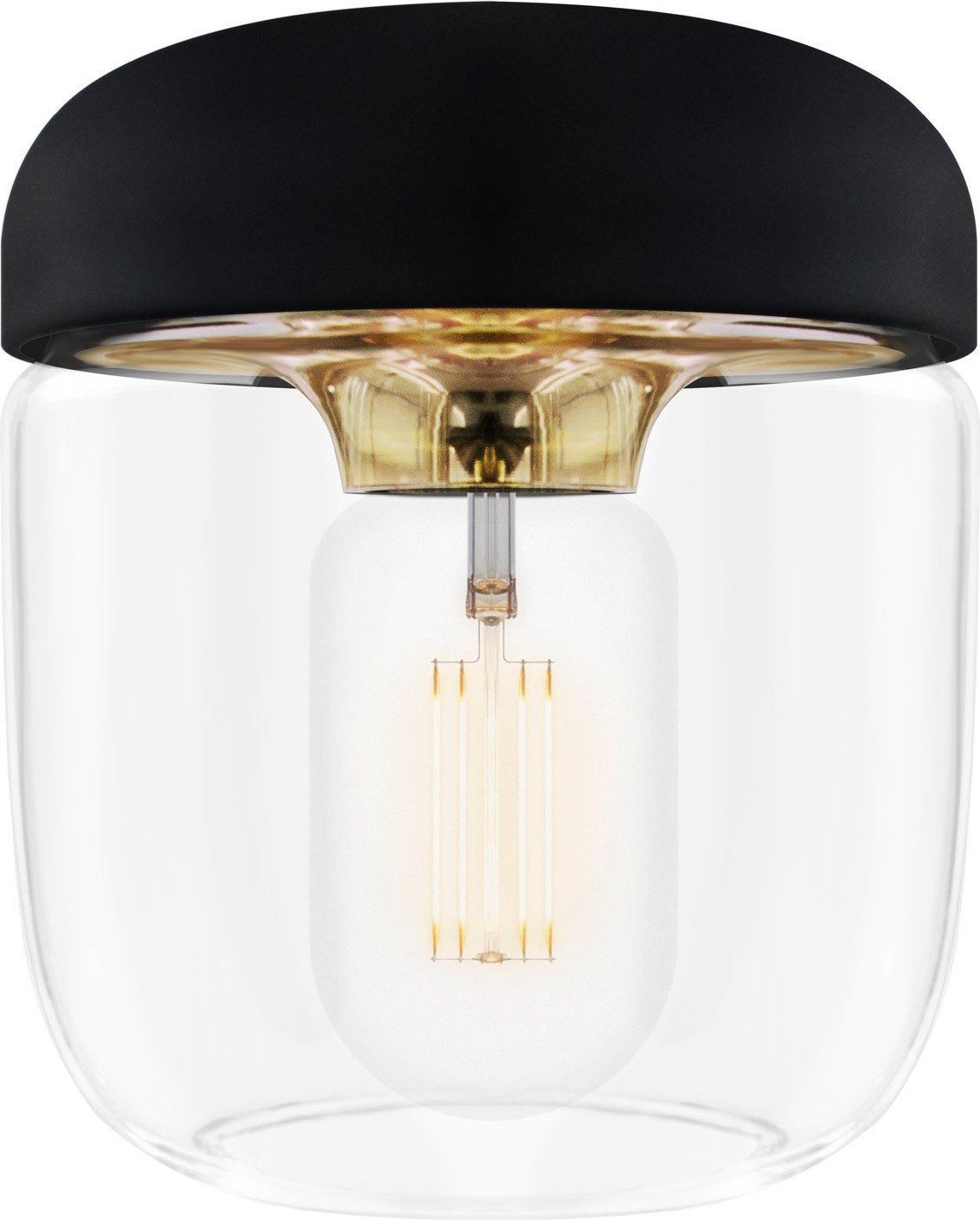 Lampa Acorn czarna mosiądz