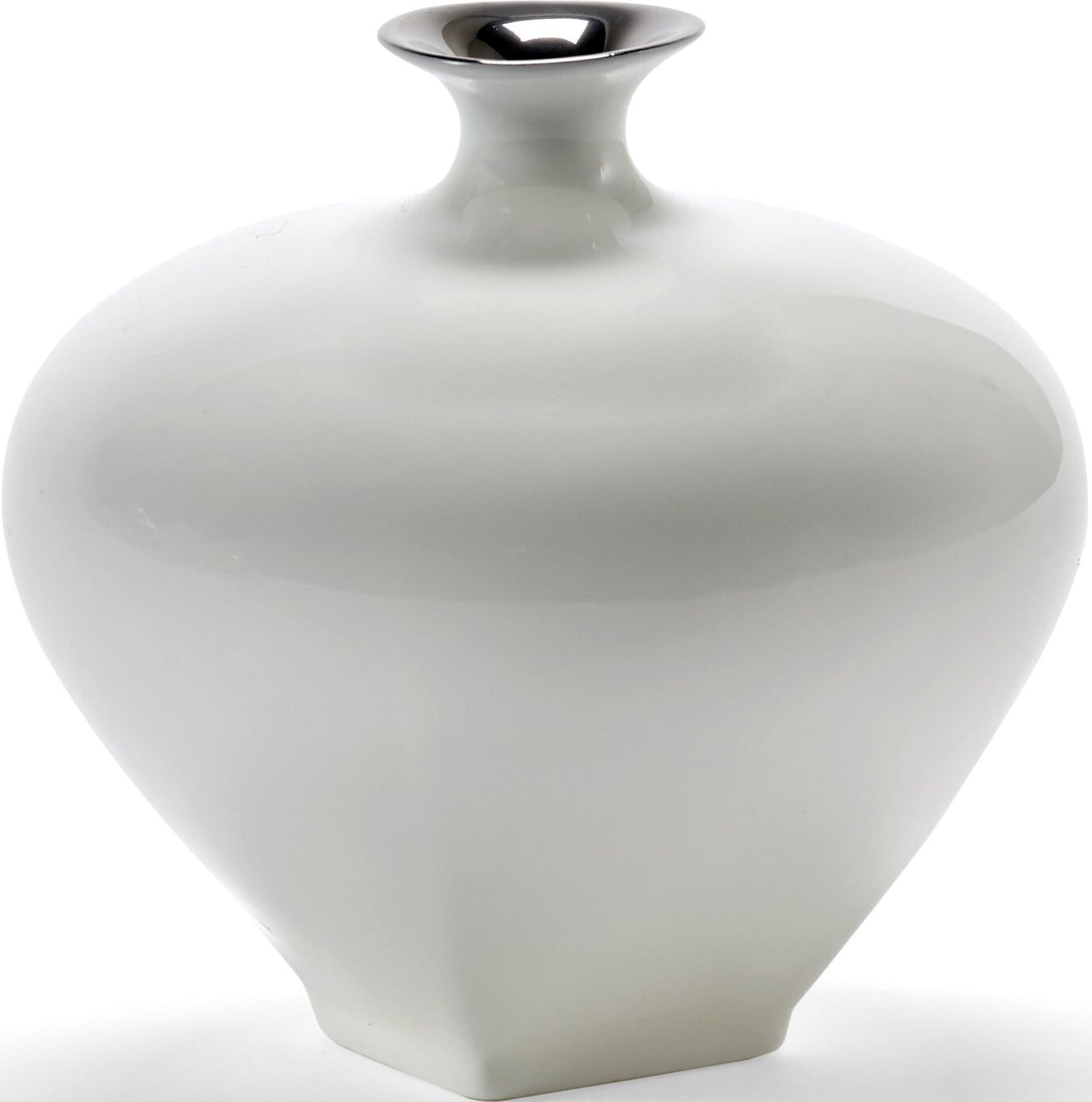 Wazon porcelanowy Josephine 9 cm biały
