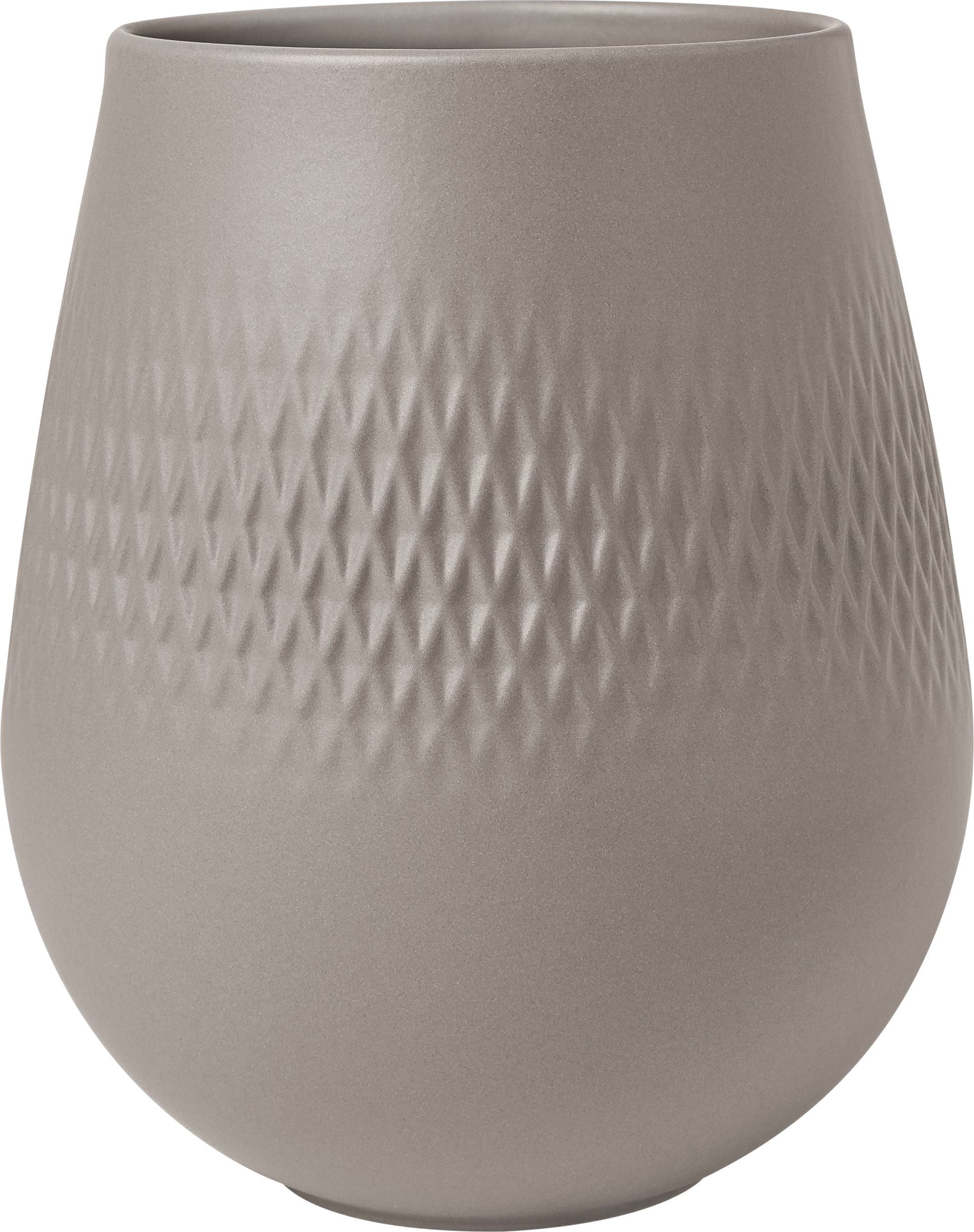Wazon Carre Manufacture Collier Taupe 14 7 cm
