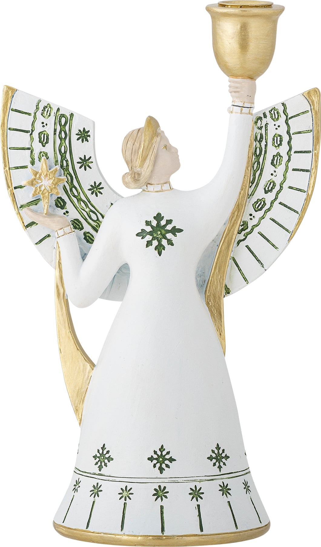Świecznik świąteczny Evangeline anioł 19 cm
