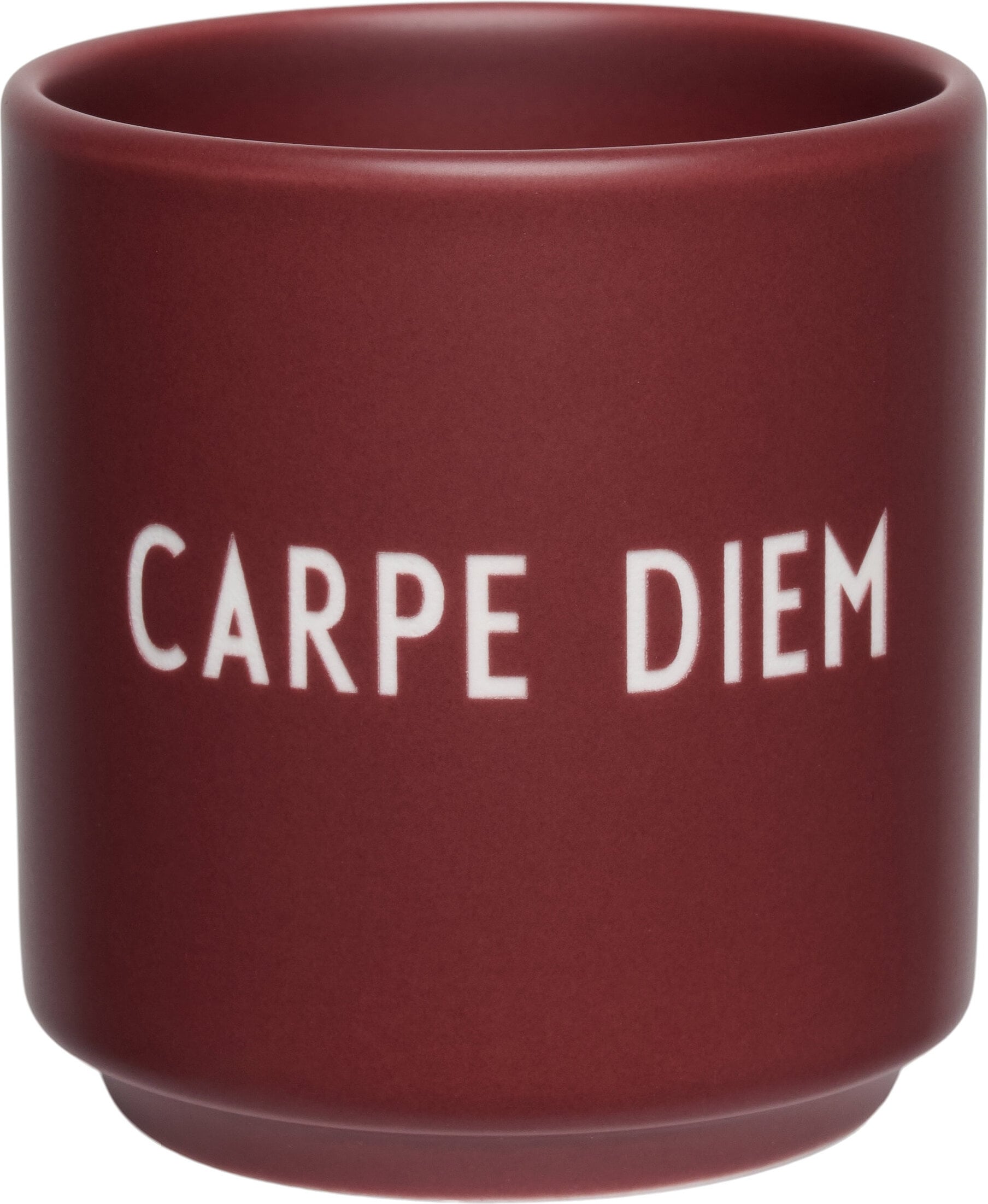 Kubek Love & Friendship Mini CARPE DIEM burgundowy
