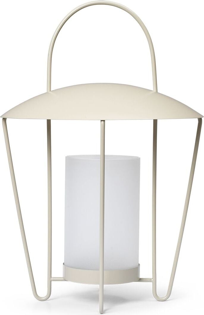 Latarnia Abri 44 5 cm w kolorze kaszmiru