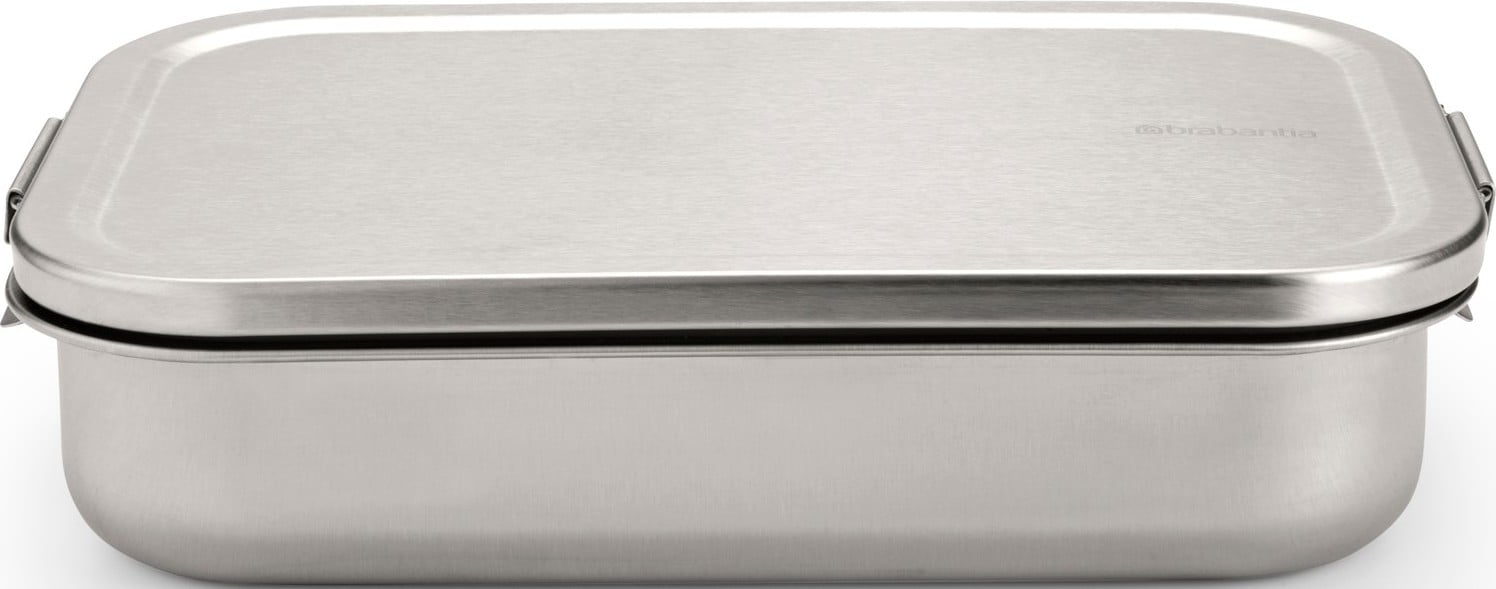 Pojemnik na lunch Make & Take L stal matowa z przegródkami