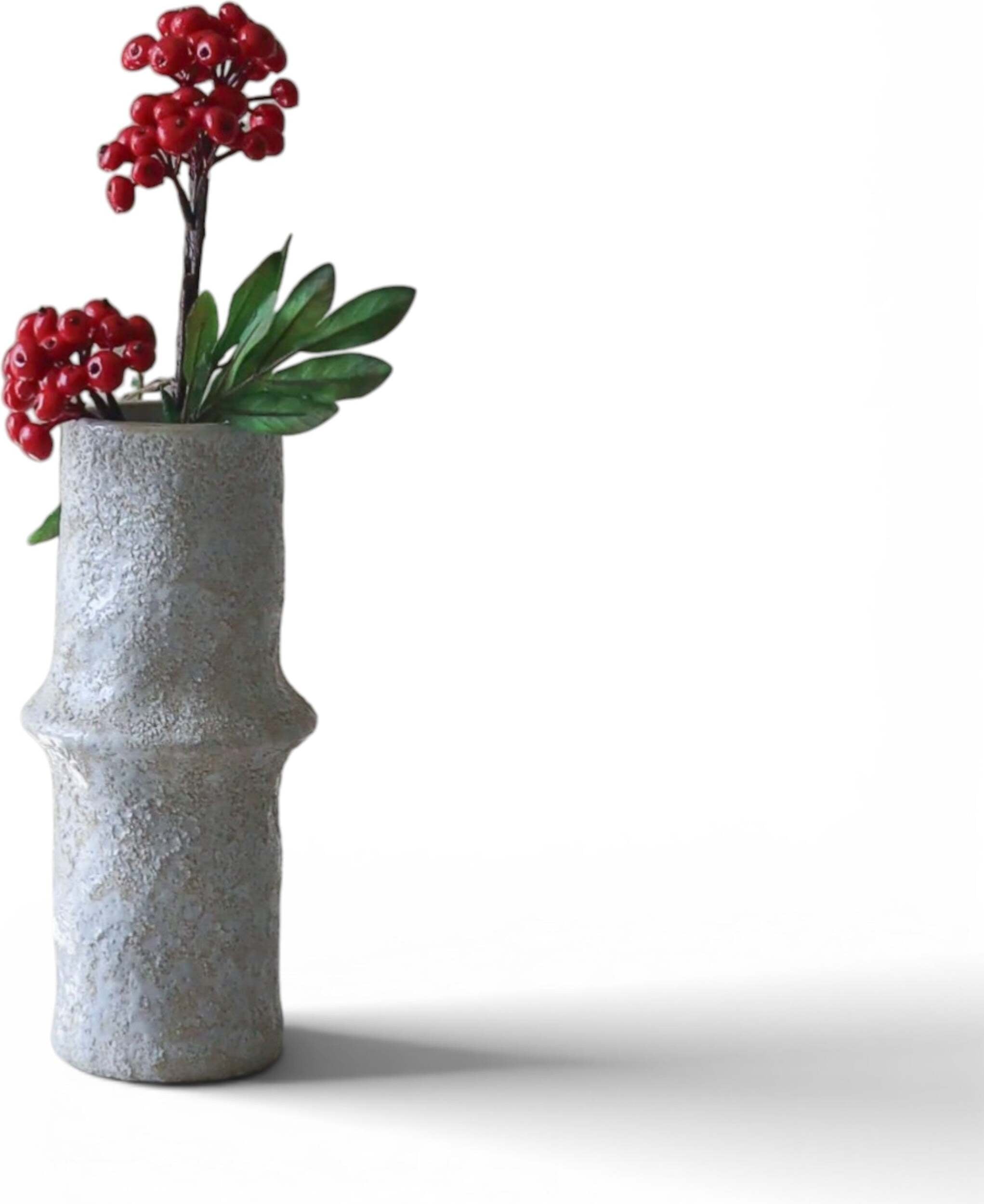 Gałązka sztuczna Botane ognik 41 cm czerwony