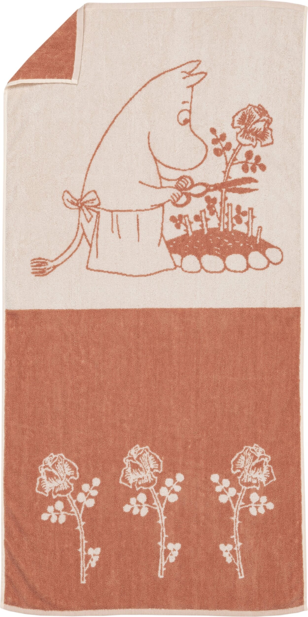 Ręcznik Arabia Finland Muminki Mama Muminka 70 x 140 cm z bawełny organicznej