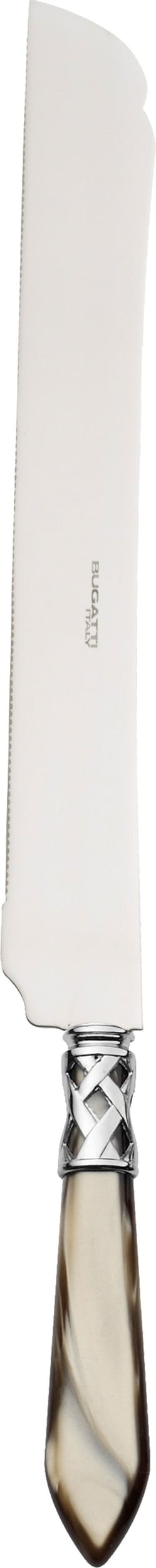Nóż do ciasta Aladdin 31 cm brązowo-stalowy