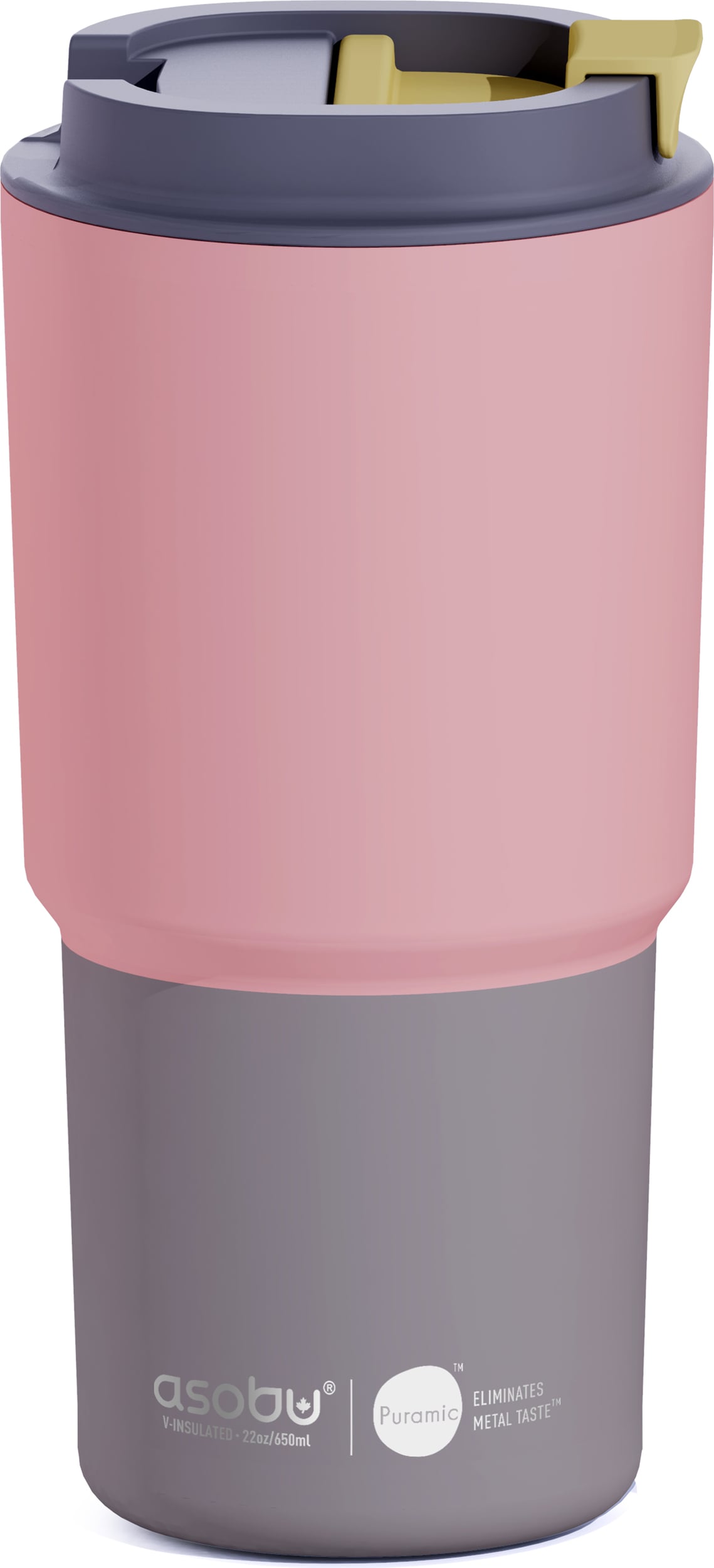 Kubek termiczny Pick Me Up 650 ml pastelowy różowy