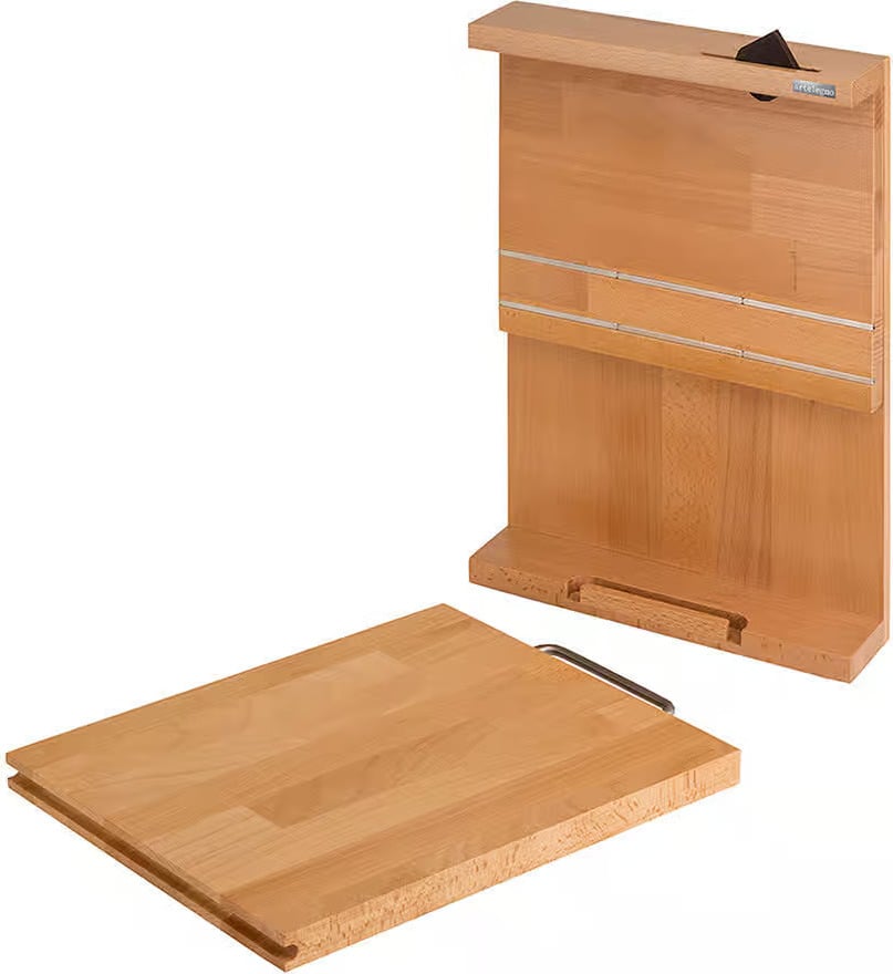 Stojak na noże Bologna 30 cm magnetyczny z deską 2 el.