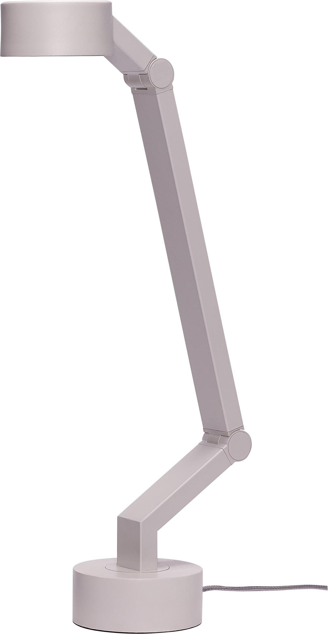 Lampa biurkowa Verve jasnoszara