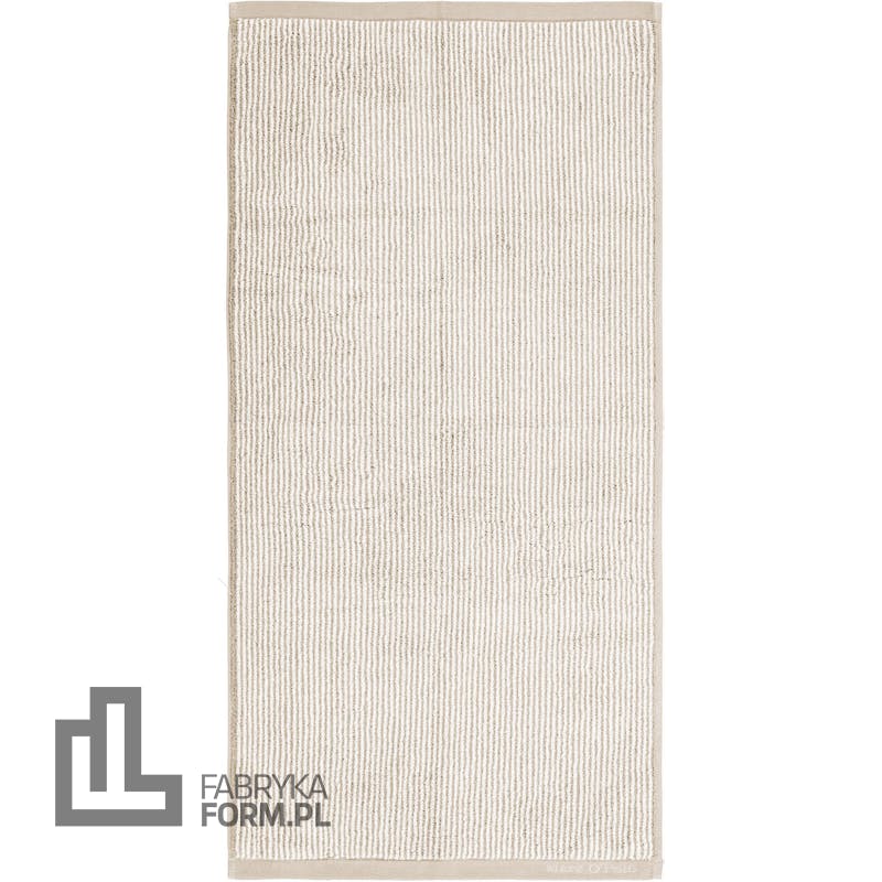 Ręcznik Timeless Tone Stripe 70 x 140 cm beżowo-biały FabrykaForm.pl Ręcznik Timeless Tone Stripe 70 x 140 cm beżowo-biały
