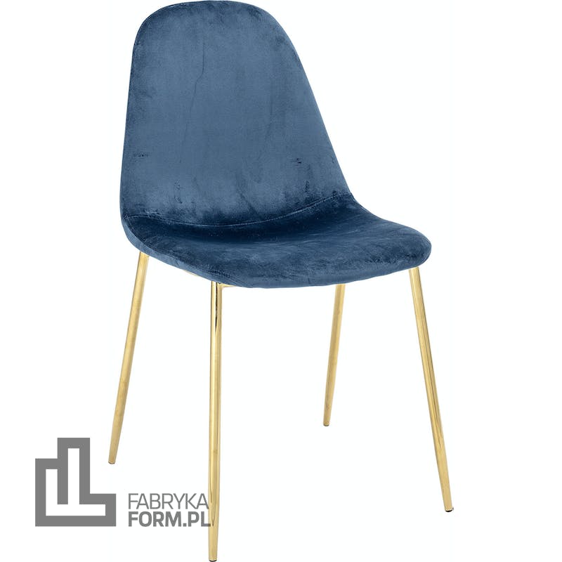 Krzesło Em niebieskie