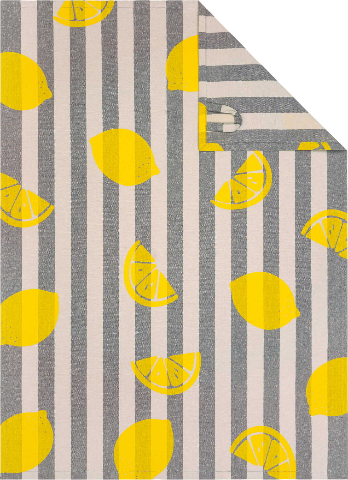 Ścierka kuchenna Prints & Stripes z printem cytryny