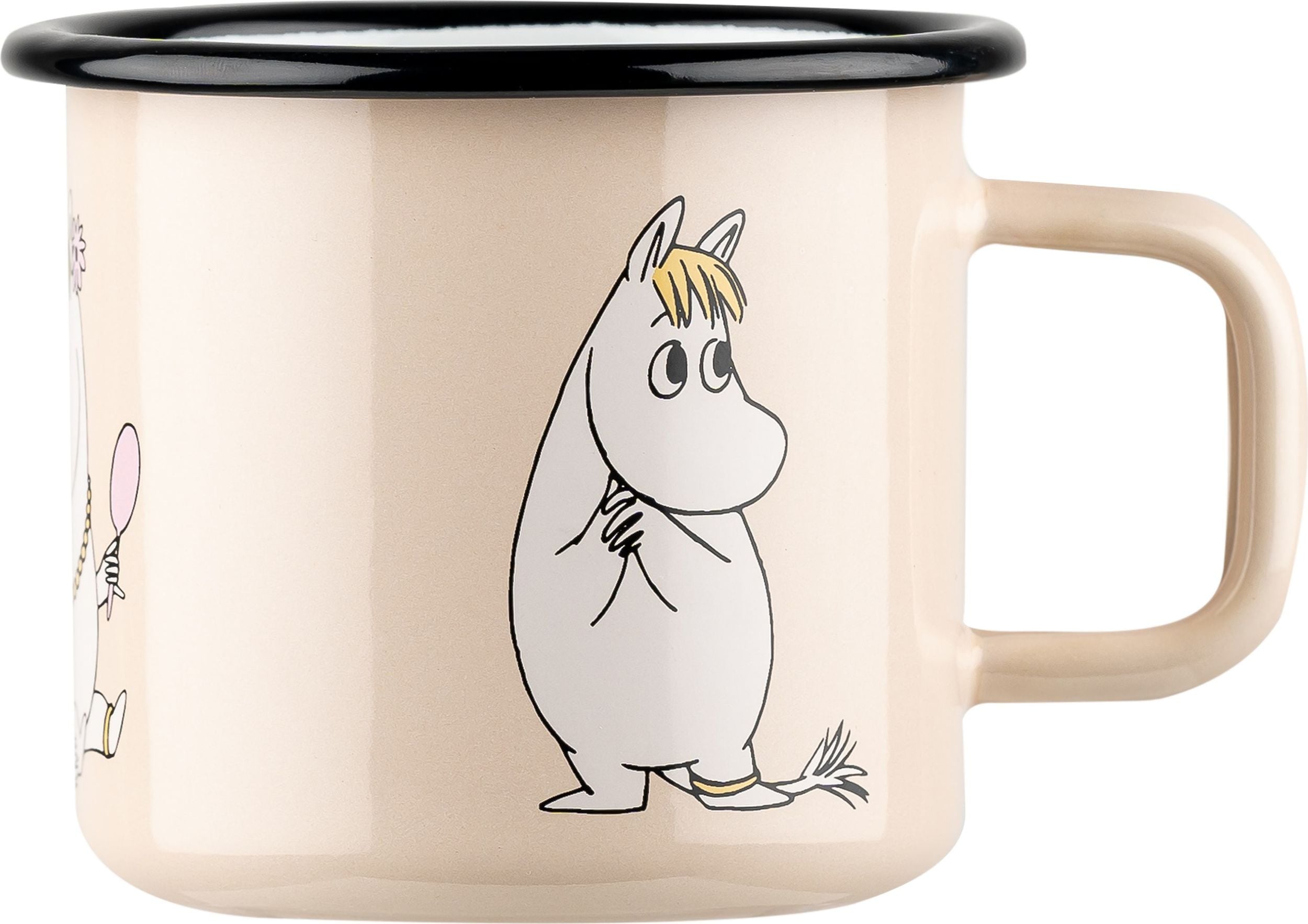 Kubek Muurla Retro Muminki Panna Migotka 370 ml beżowy