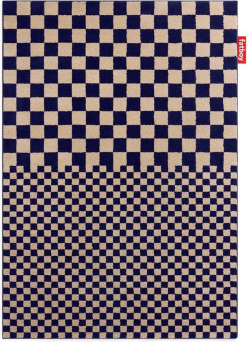 Dywan Petit Square Affair 160 x 230 cm granatowo-beżowy