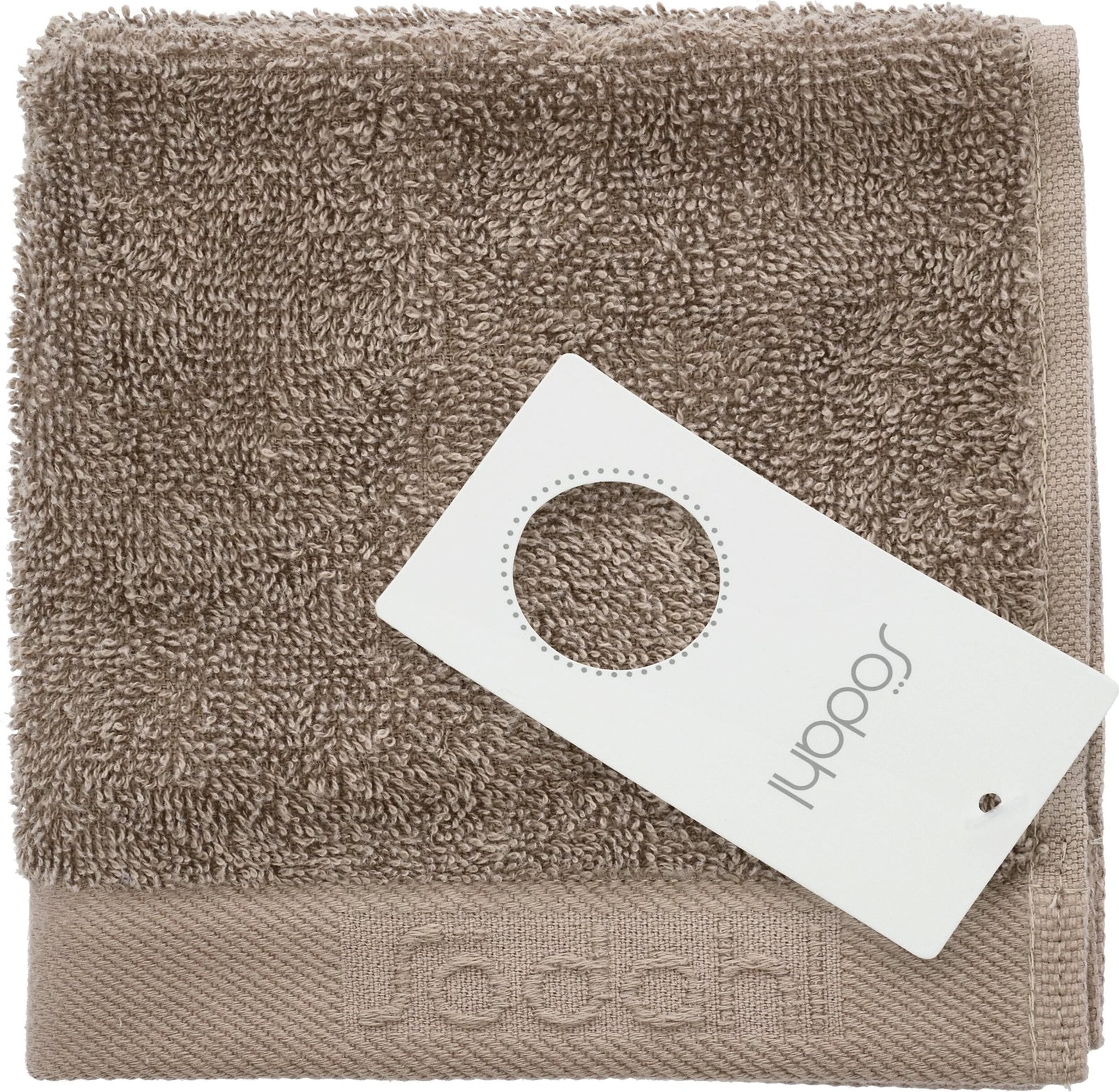 Ręcznik do twarzy Comfort Organic II 30 x 30 cm taupe