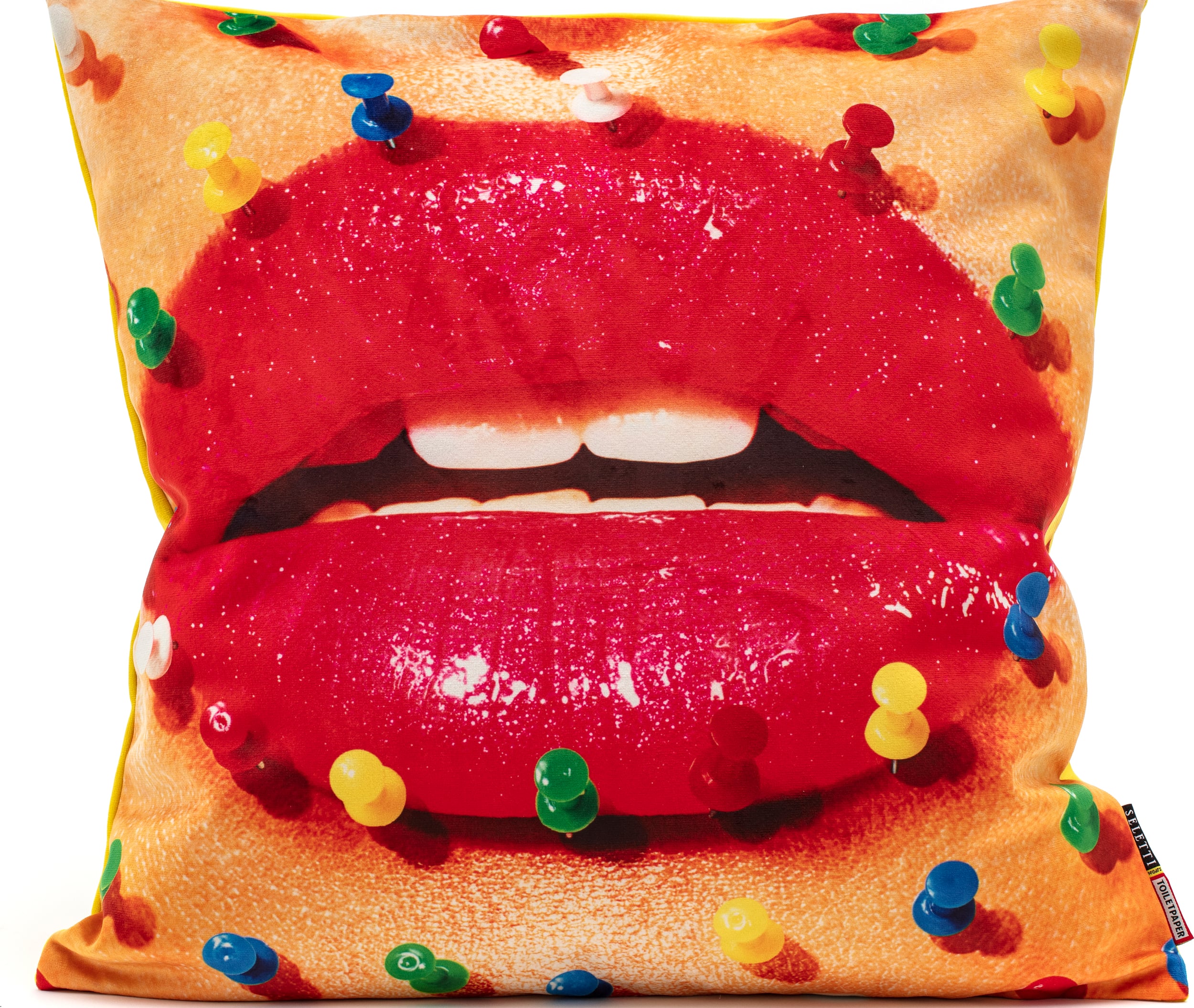 Poszewka na poduszkę Seletti Wears Toiletpaper Mouth with Pins