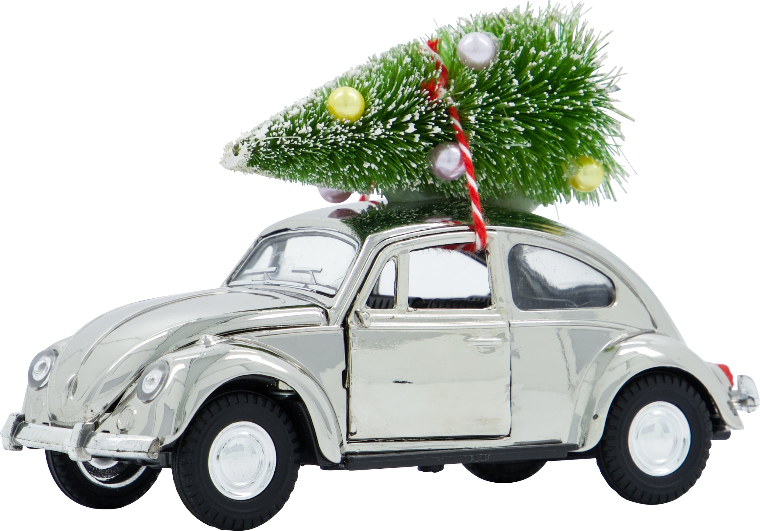 Dekoracja świąteczna HDXmas car srebrna