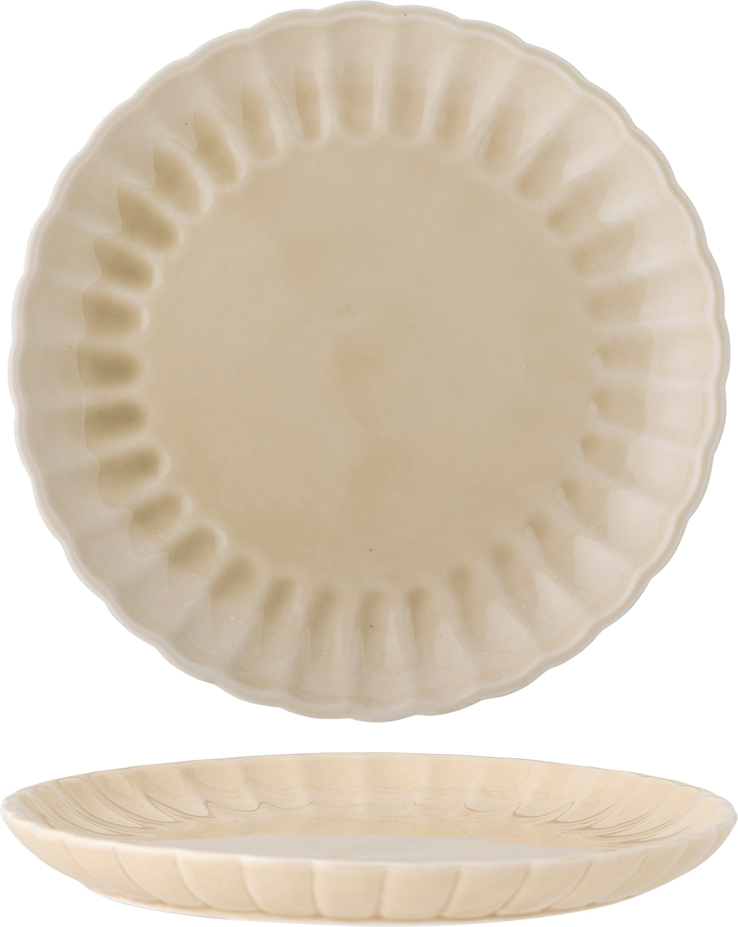 Talerz obiadowy Latina 27 cm beżowy