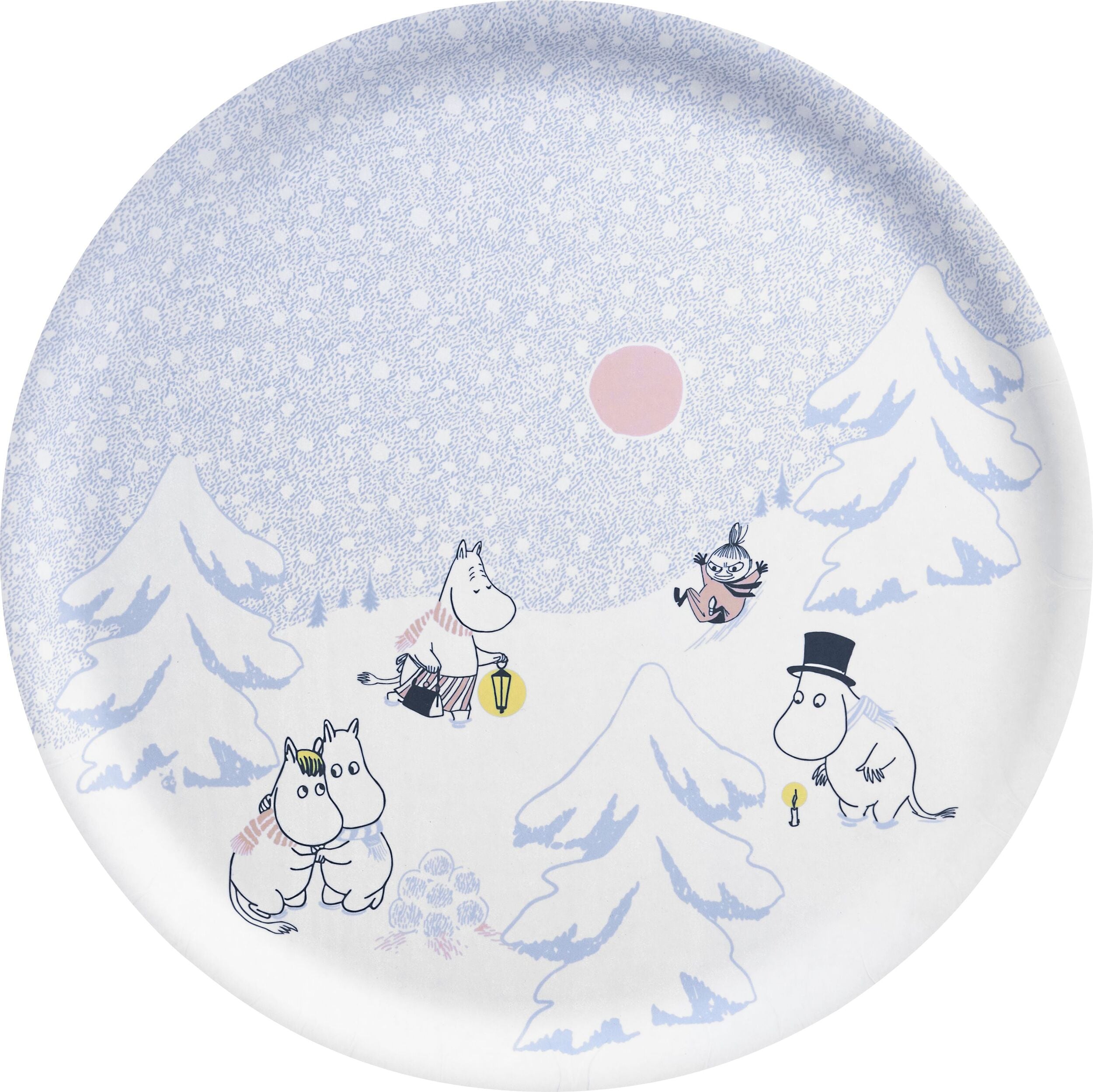 Taca do serwowania Muurla Muminki Let it Snow 35 cm