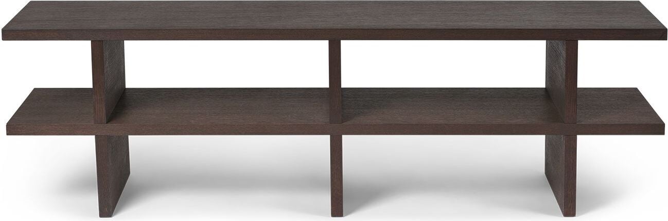 Regał niski Kona 42 x 138 cm ciemny dąb