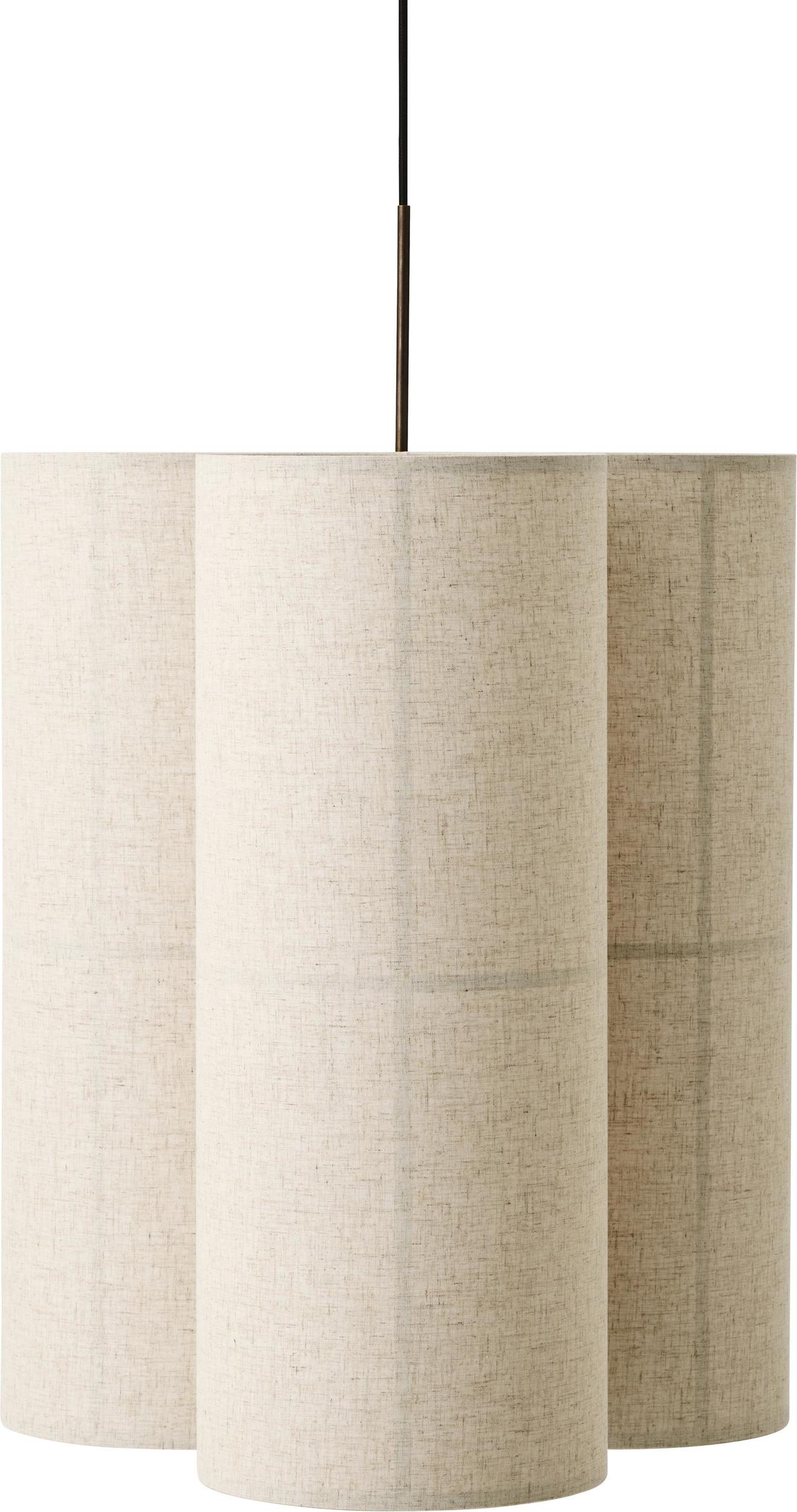 Lampa wisząca Hashira 60 cm beżowa potrójna
