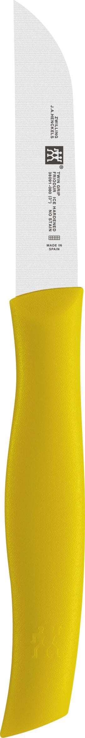 Nóż do warzyw i owoców Twin Grip 8 cm żółty