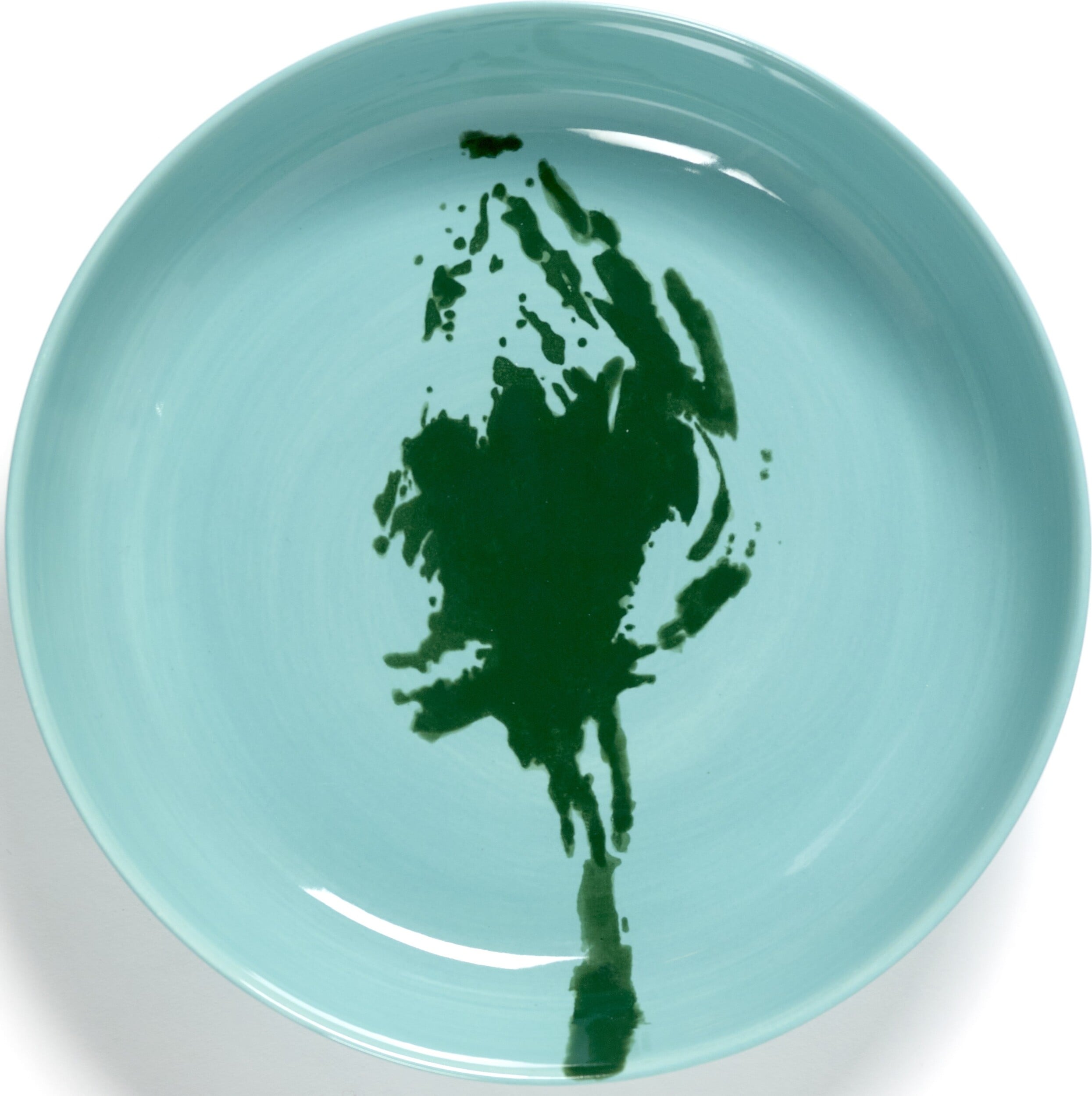 Talerze głębokie Feast 22 cm jasnoniebiesko-zielone 2 szt.