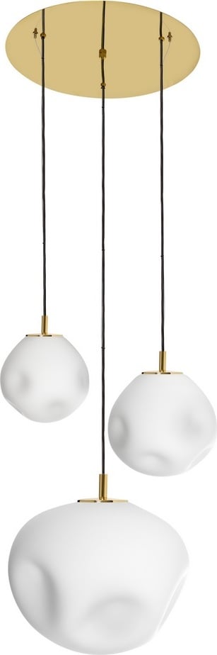 Lampa wisząca plafon Cloe 3 złota