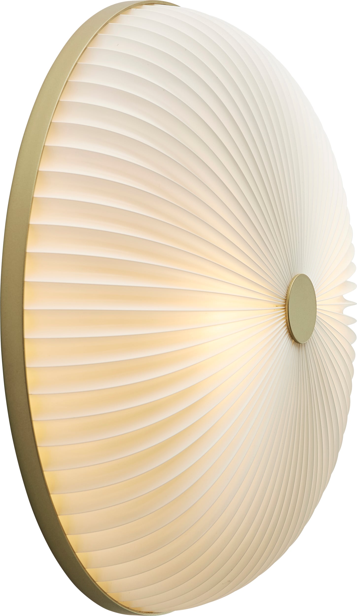 Plafon Lamella 35 cm złoty
