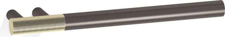 Wieszak reling na ręczniki Club prawy 25 cm ciemny metal mat