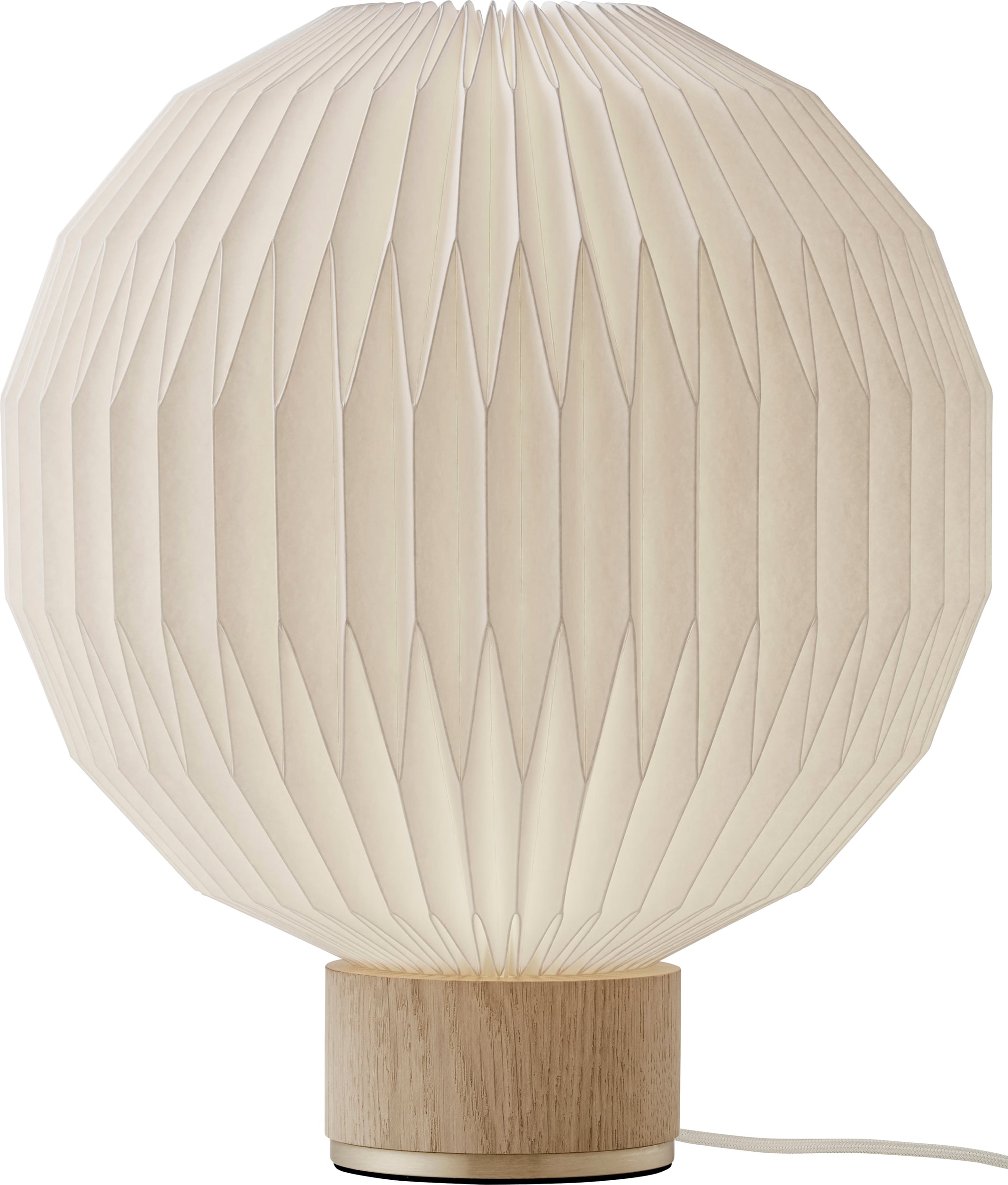 Lampa stołowa Classic 375 M jasny dąb z papierowym kloszem