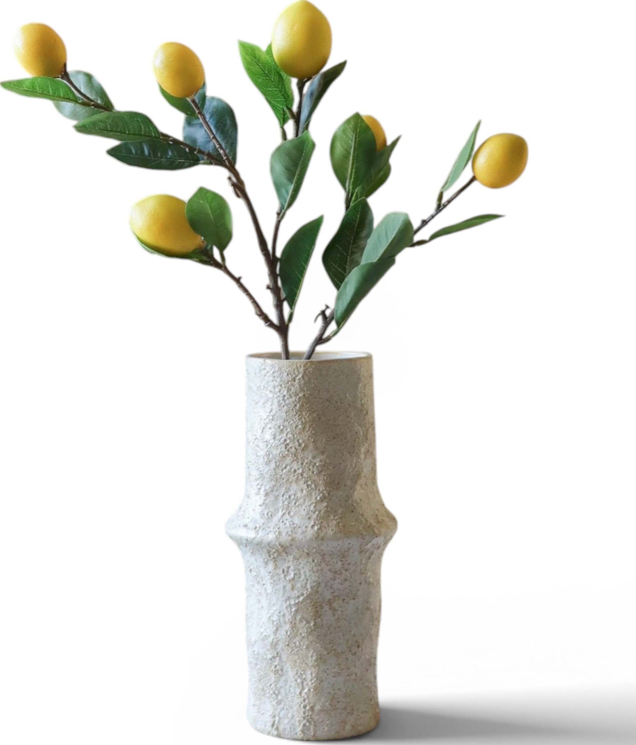 Gałązka sztuczna Botane cytryna 65 cm żółta