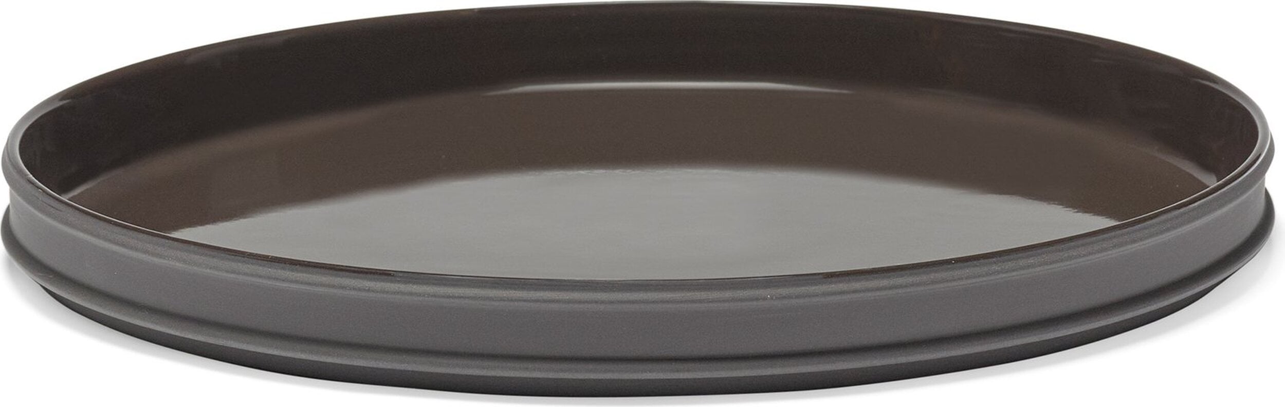 Talerze obiadowe Dune 28 cm brązowe 2 szt.