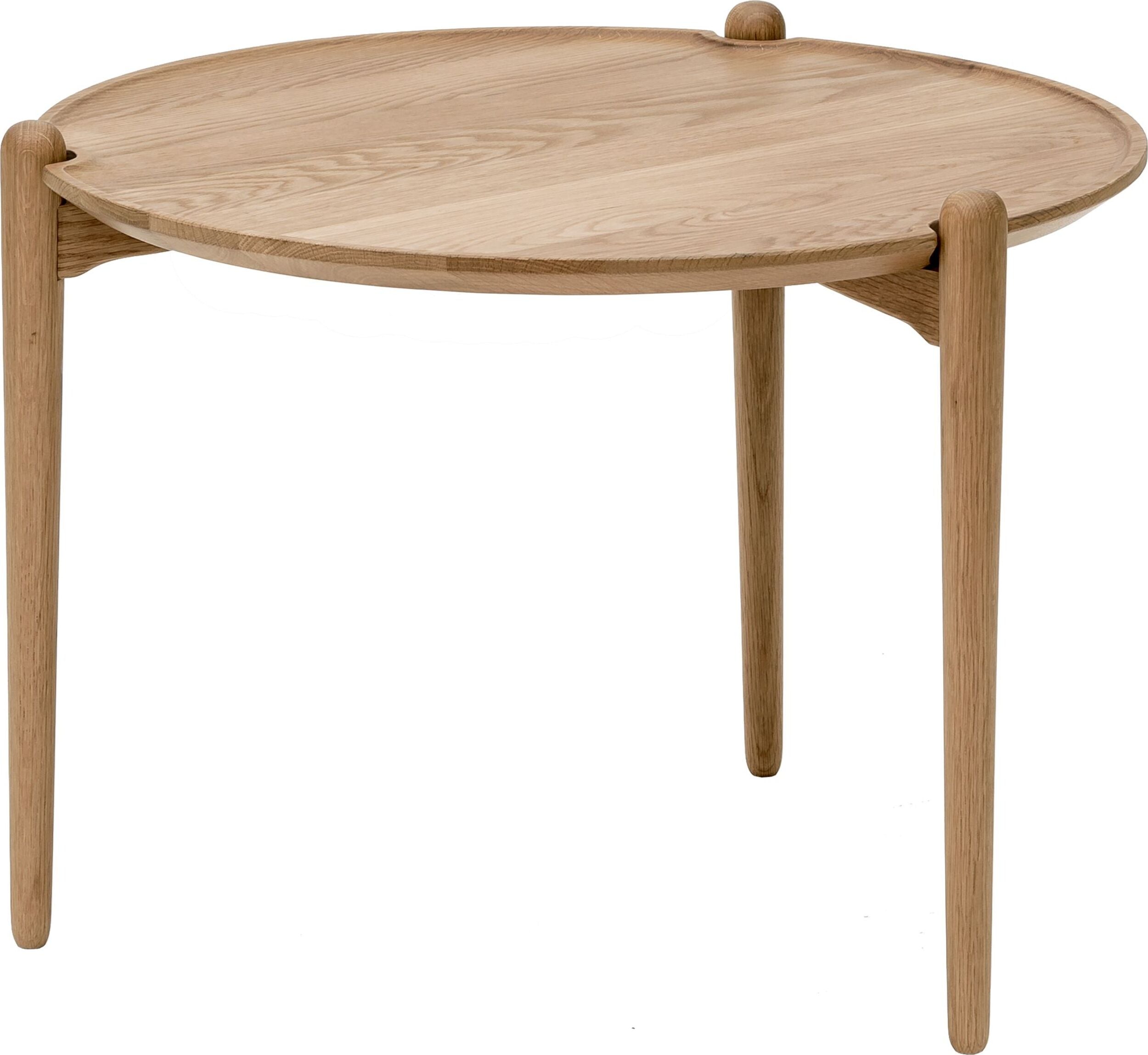 Stolik kawowy Aria okrągły 46 cm dąb