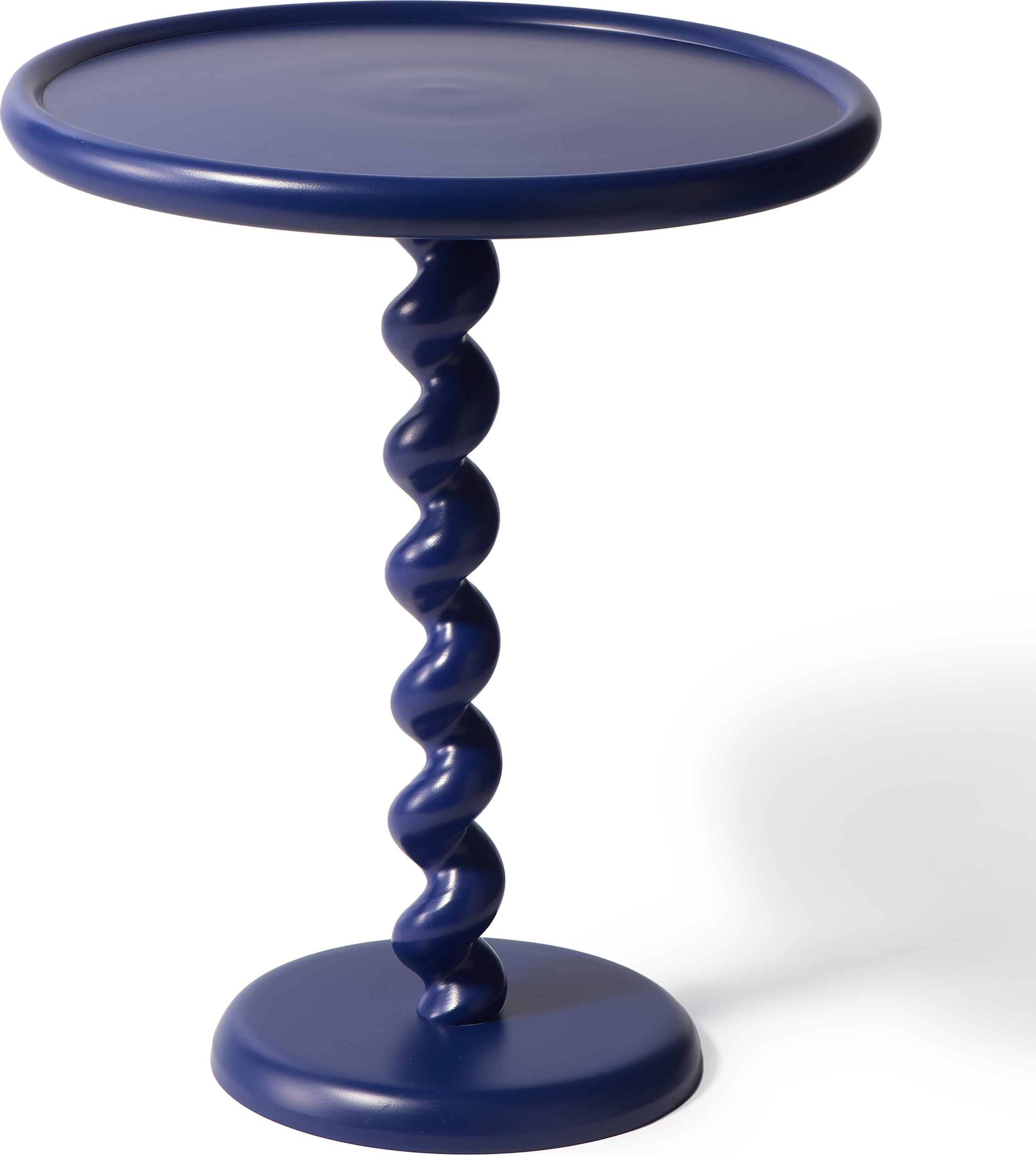 Stolik boczny Twister 56 cm niebieski