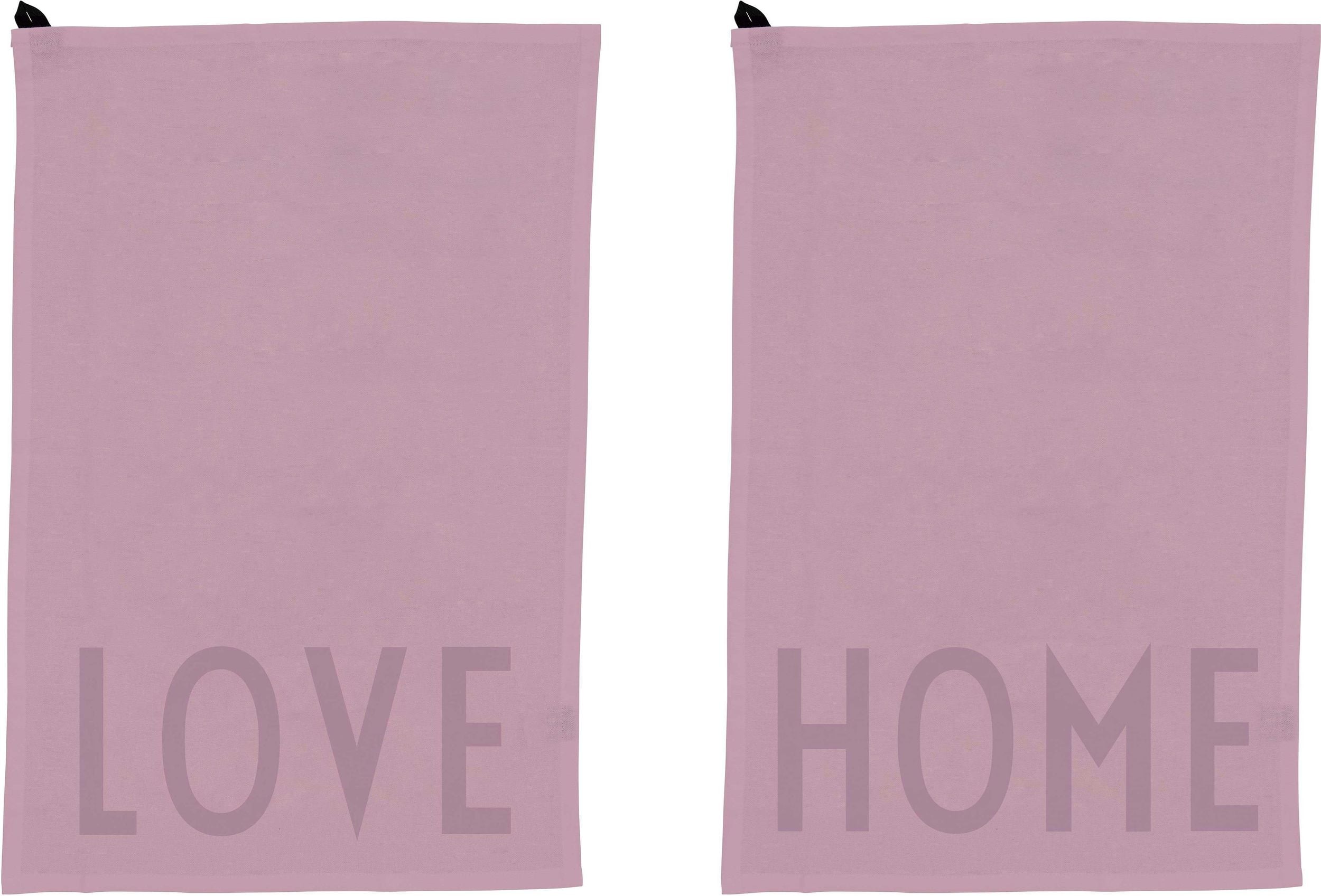Ścierki kuchenne Favourite Love Home lawendowe 2 szt.