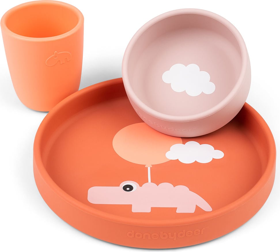 Naczynia dziecięce Happy Clouds 3 el.