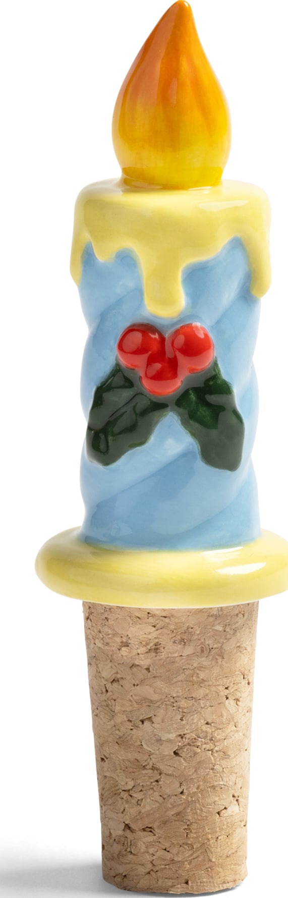 Korek do wina Candle błękitny