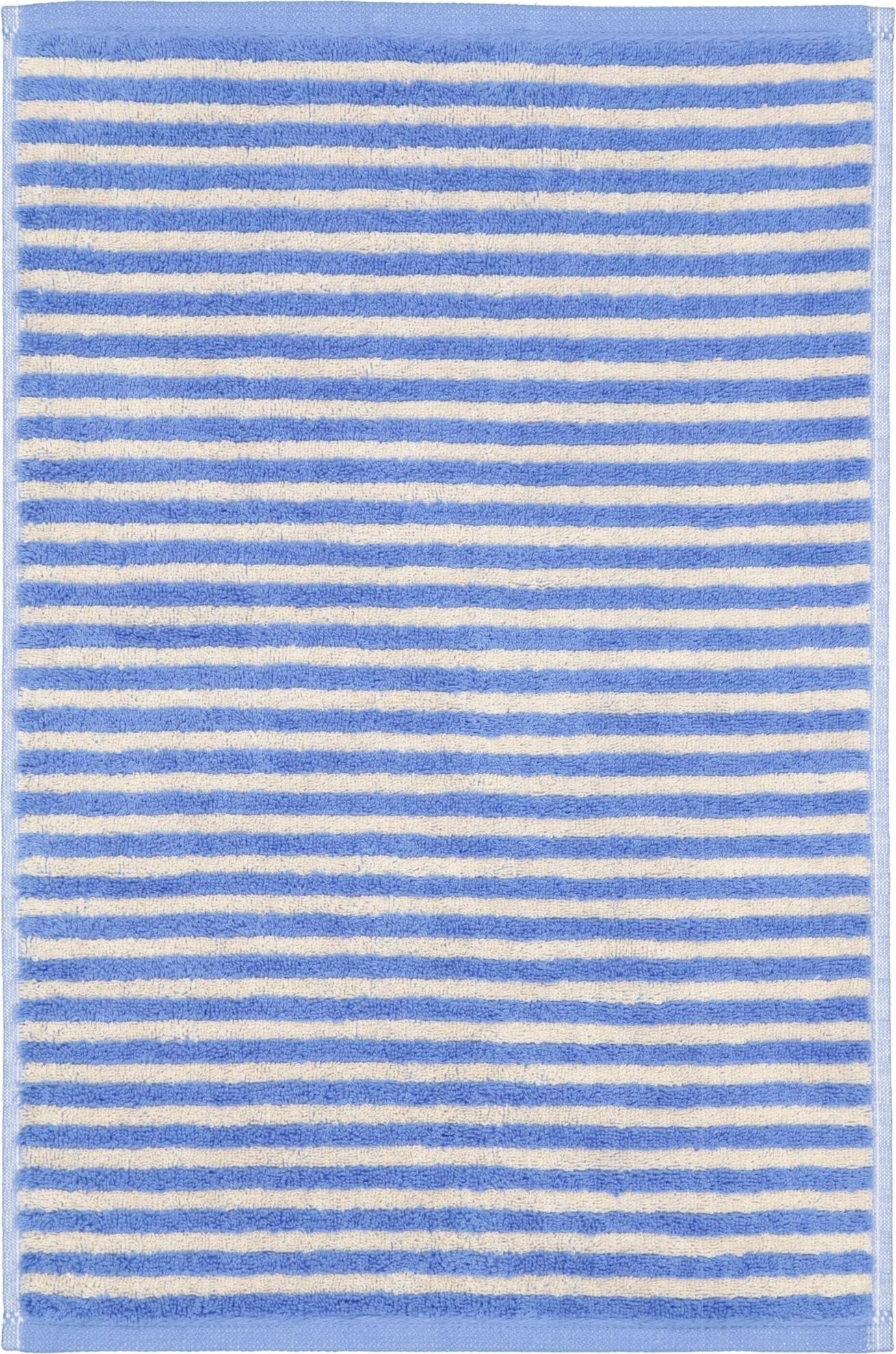 Ręcznik Lines w paski 30 x 50 cm głęboki błękit