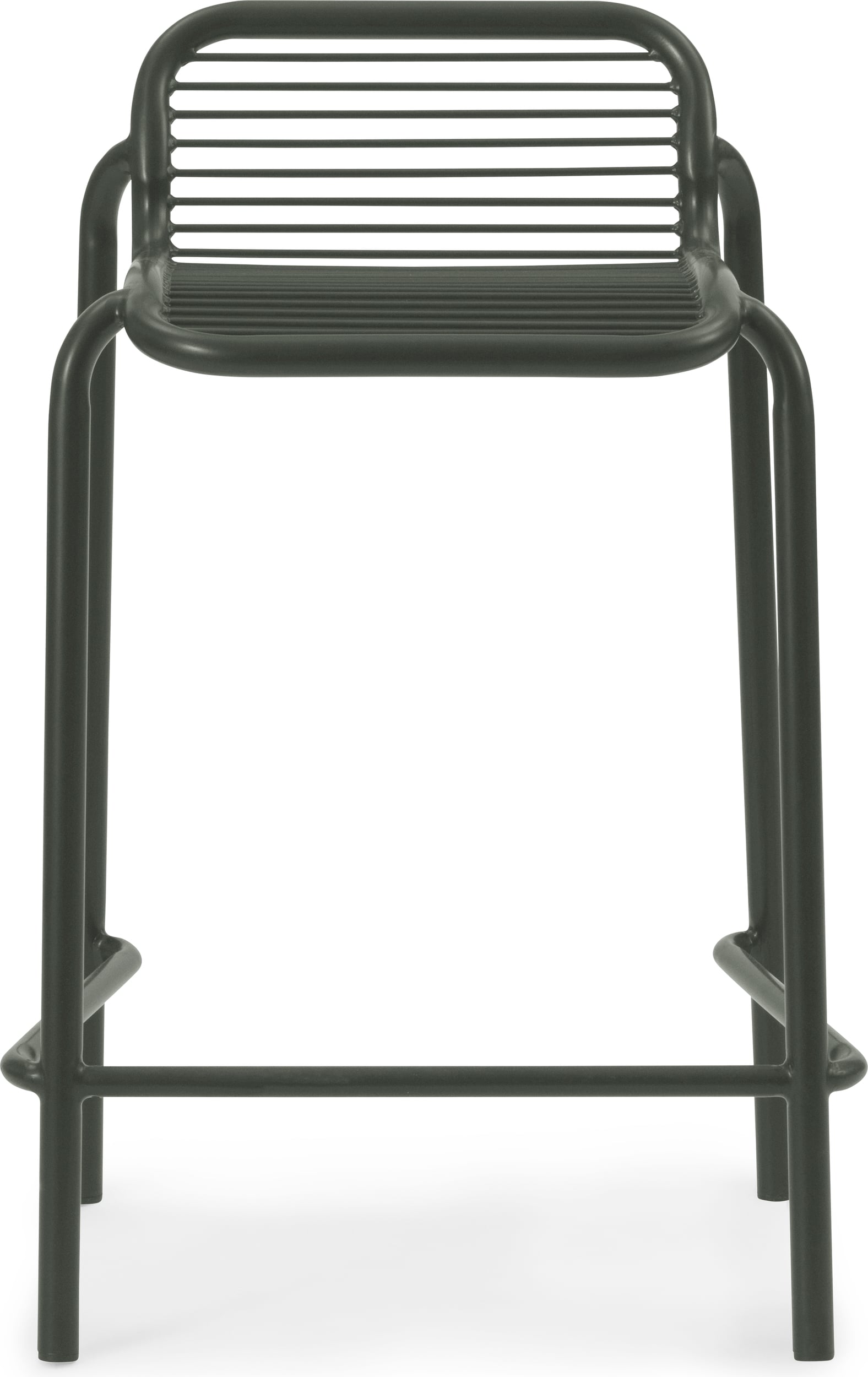 Krzesło barowe Vig 65 cm ciemnozielone