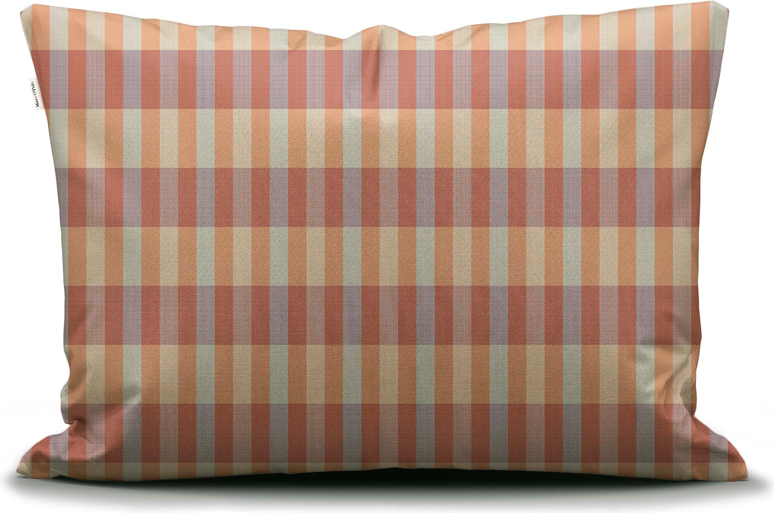 Poszewka na poduszkę Hillan 60 x 70 cm pomarańczowo-czerwona zapięcie suwak