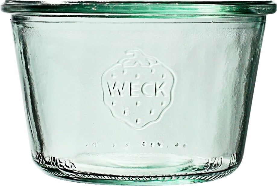 Słoik Weck rozszerzający się ku górze 370 ml niski
