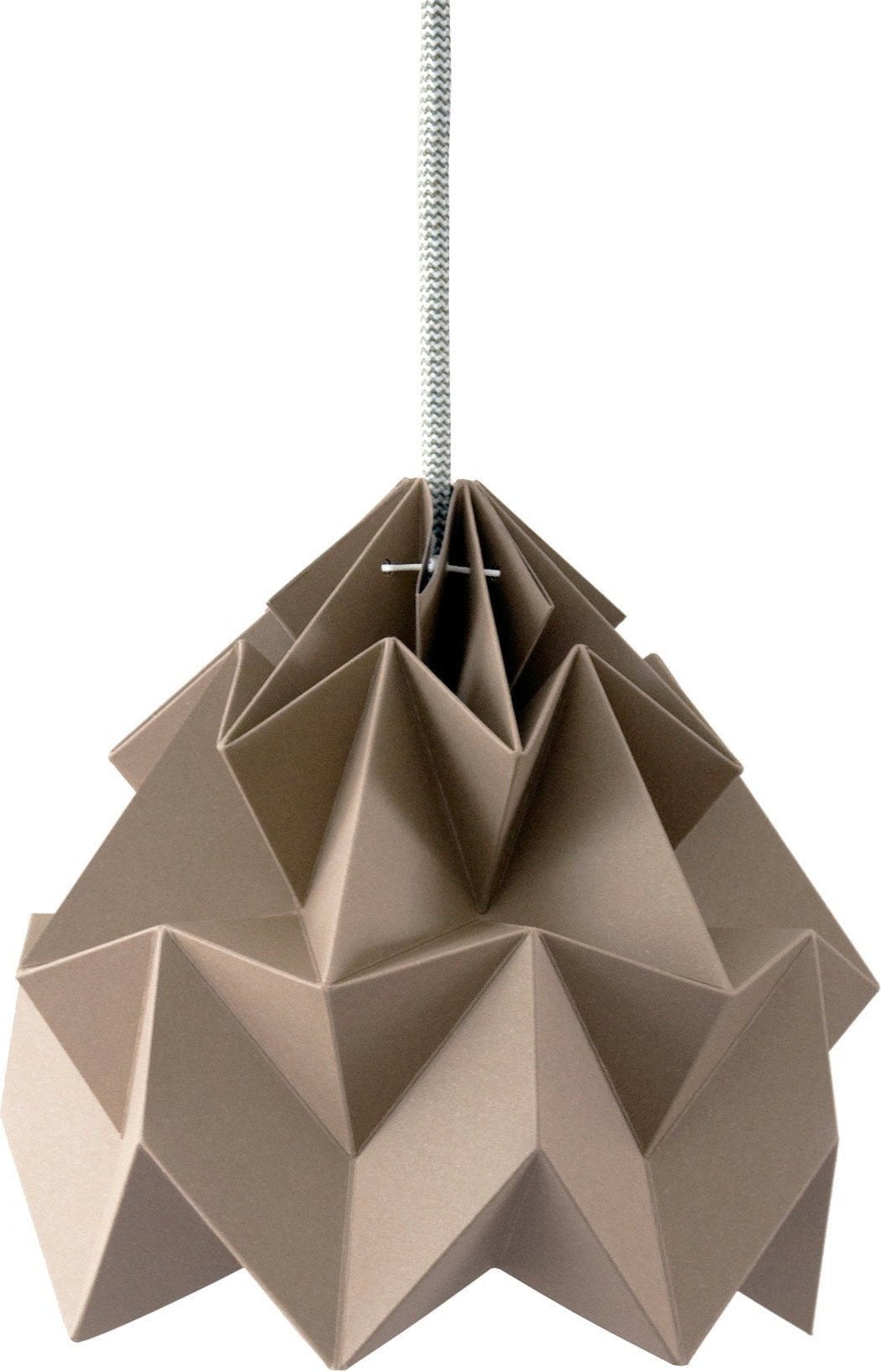 Lampa Moth brązowa