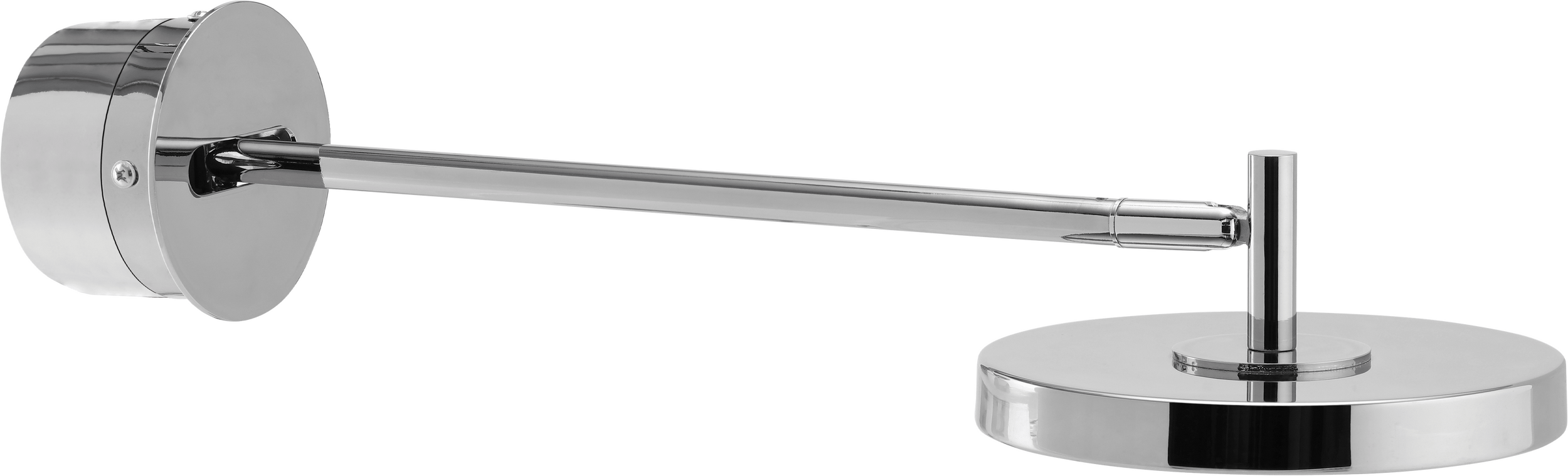 Kinkiet Asteria 44 6 cm stal polerowana z zawieszeniem ściennym