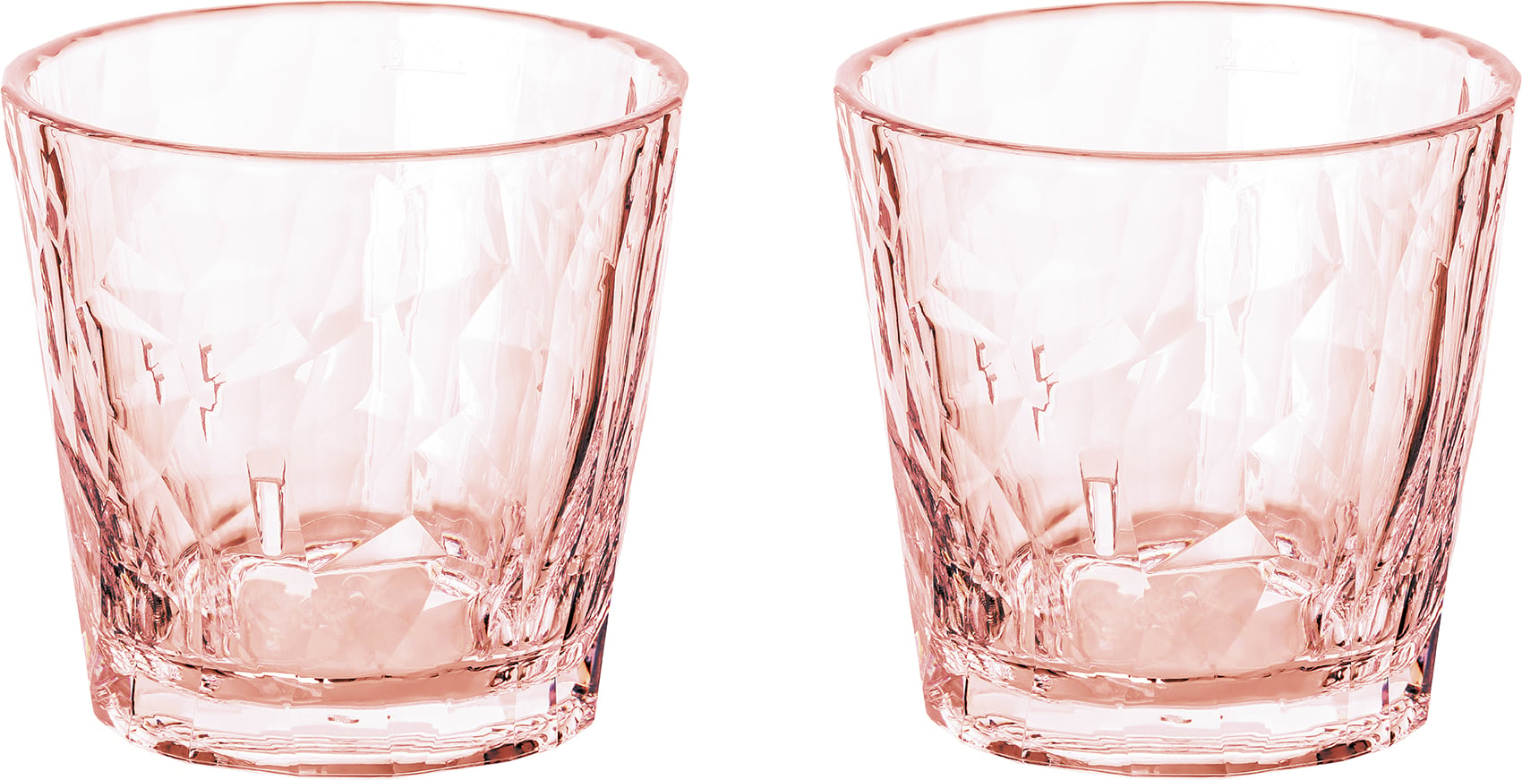 Szklanki z tworzywa Club No. 22 Tritan 250 ml różowe 2 szt.