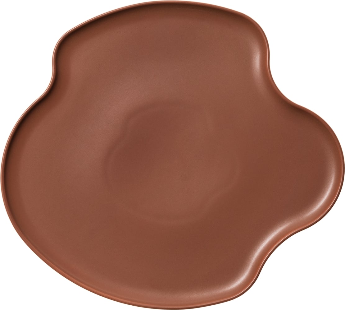 Taca dekoracyjna Aalto 35 cm brązowa