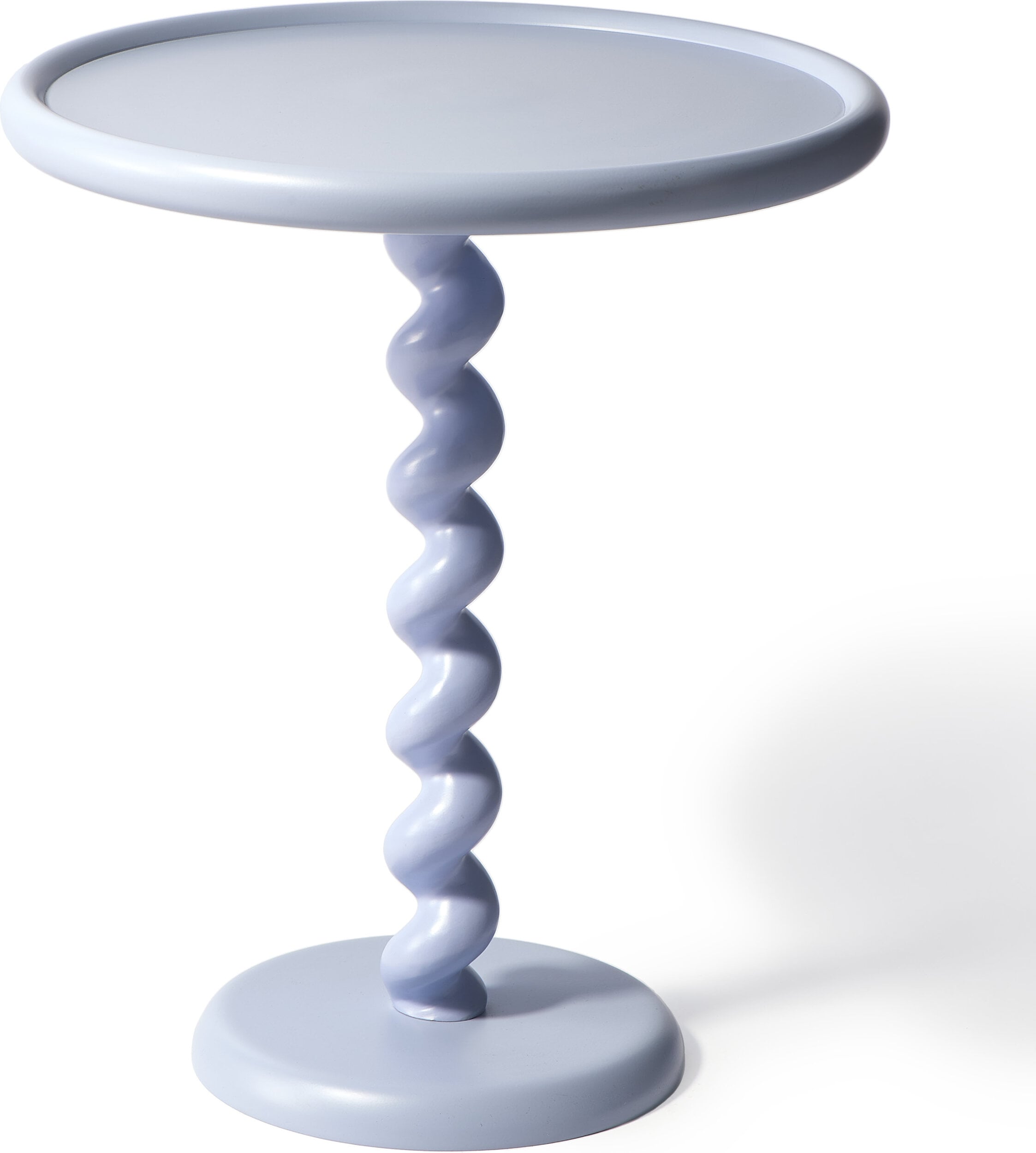 Stolik boczny Twister 56 cm błękitny