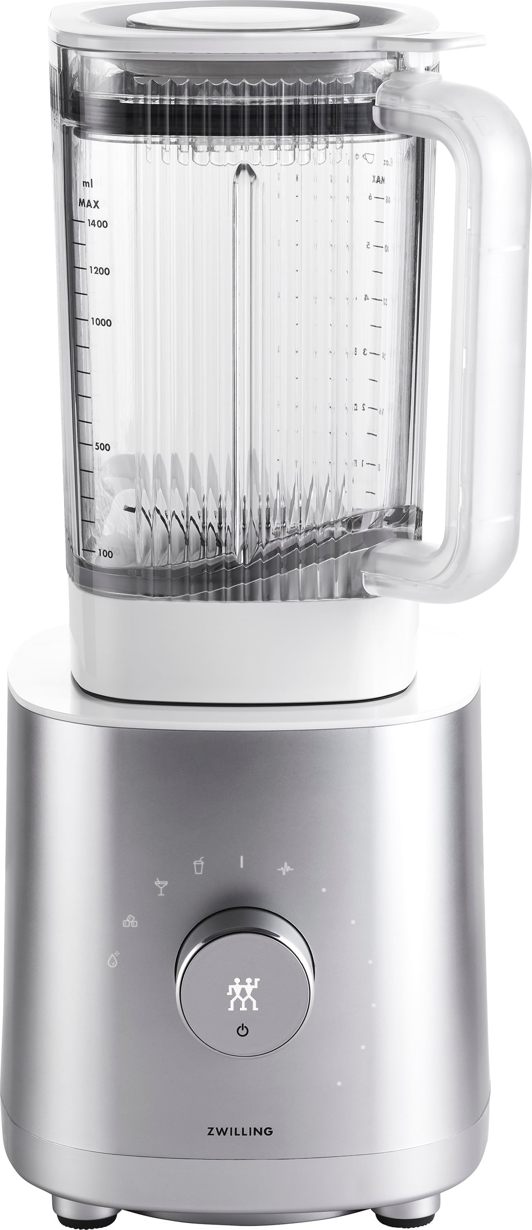 Blender kielichowy Enfinigy 1 4 l srebrny