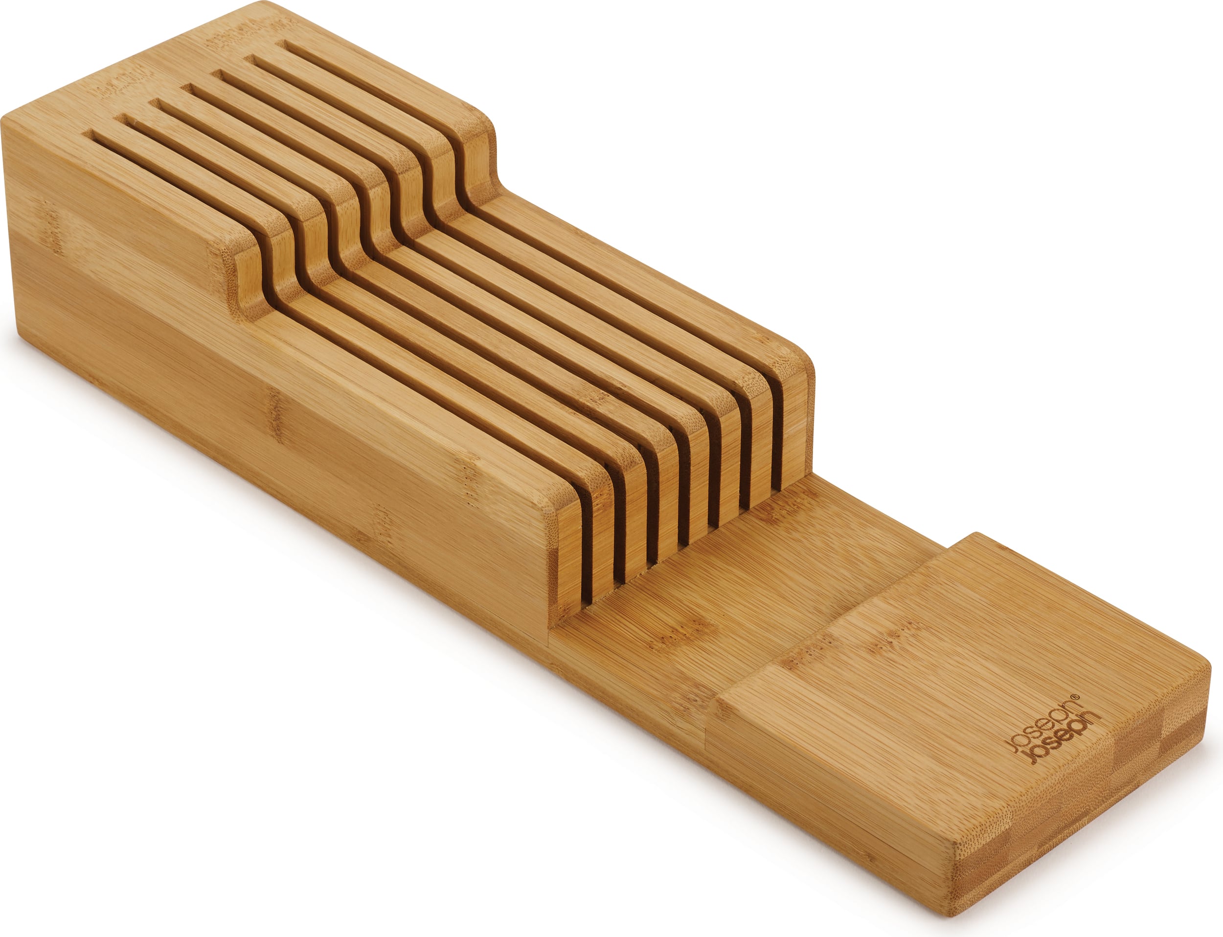 Organizer na noże do szuflad DrawerStore 11 5 cm bambusowy